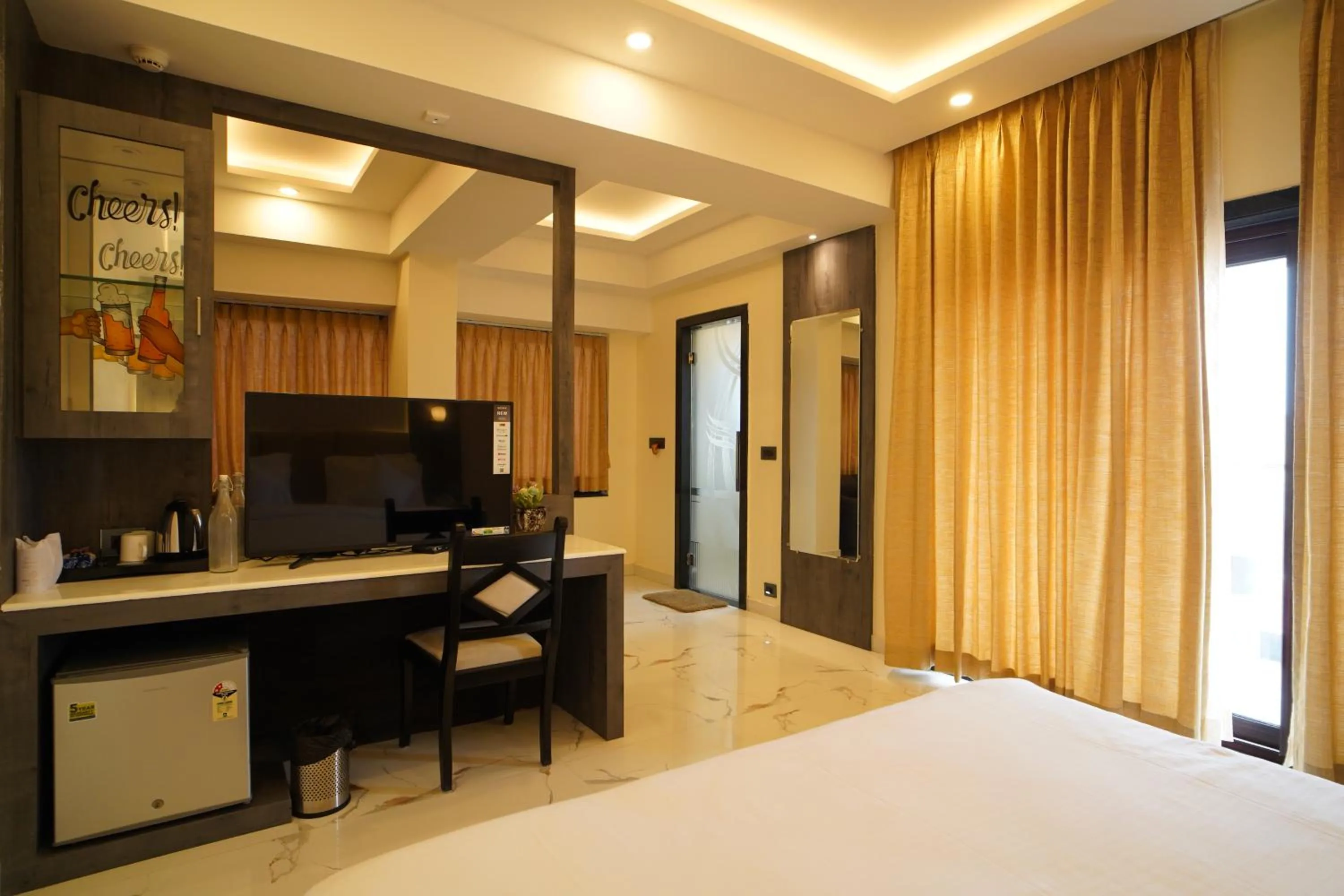 Bed in Shanti Seaview Resort & Spa