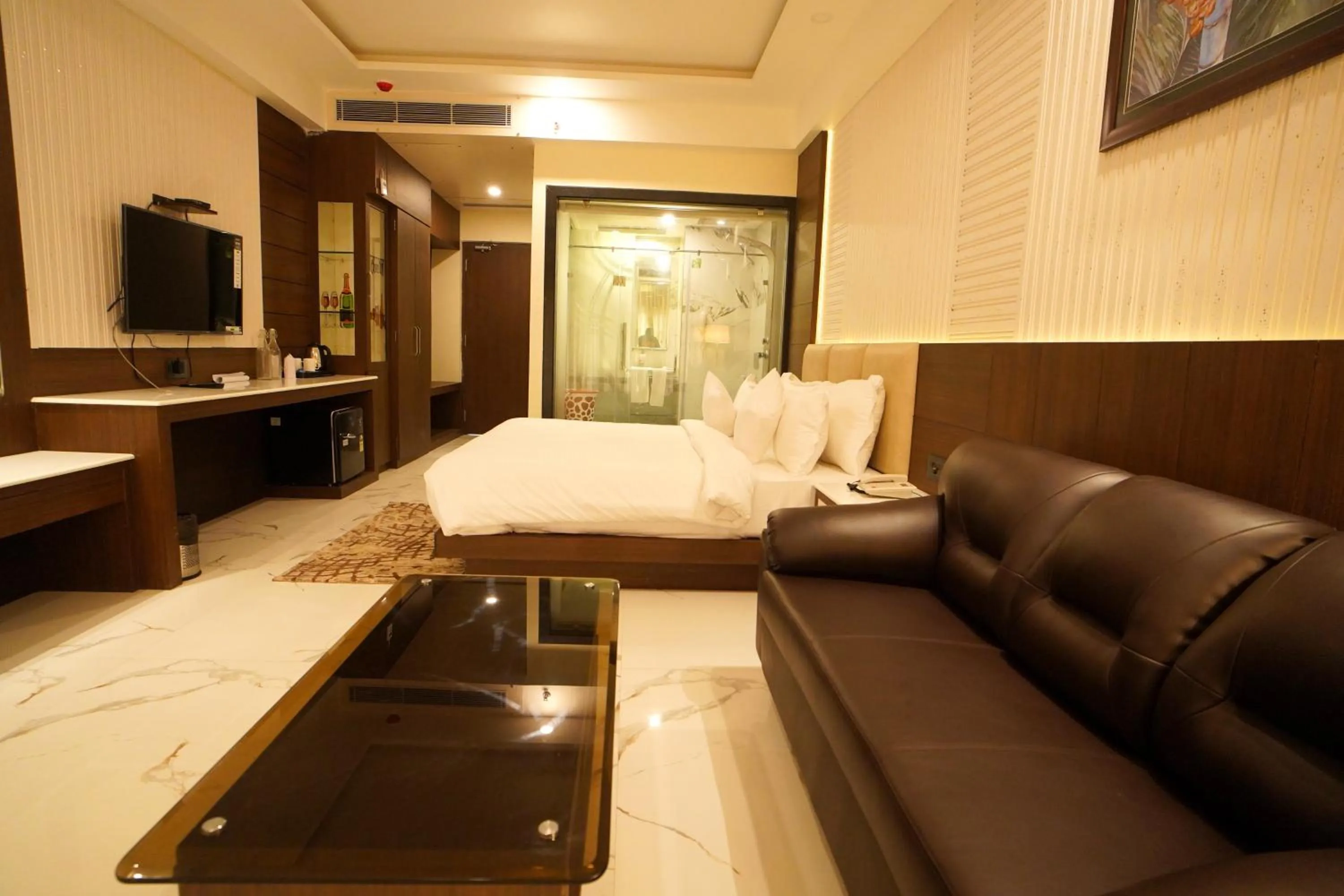 Bed in Shanti Seaview Resort & Spa