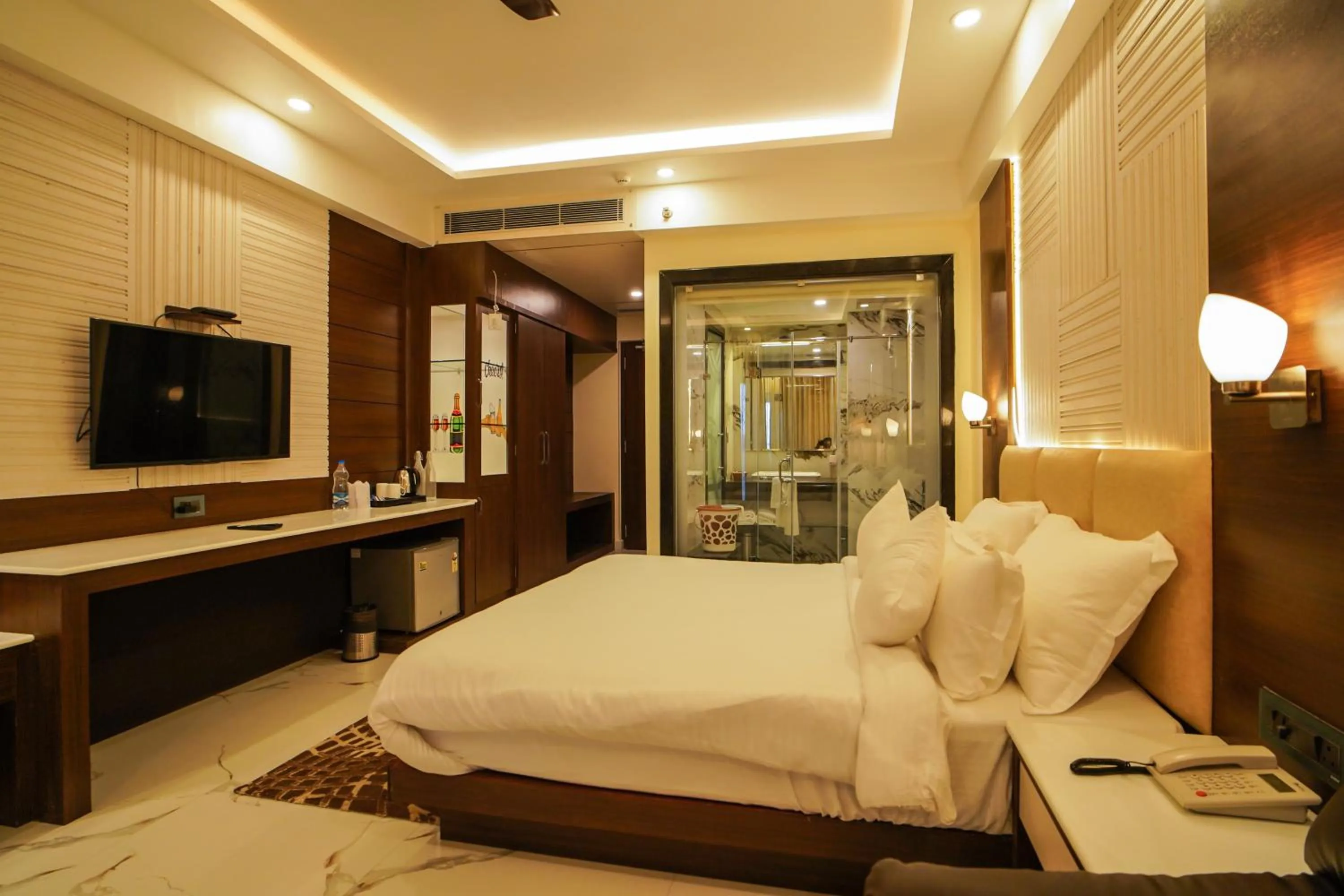Bed in Shanti Seaview Resort & Spa