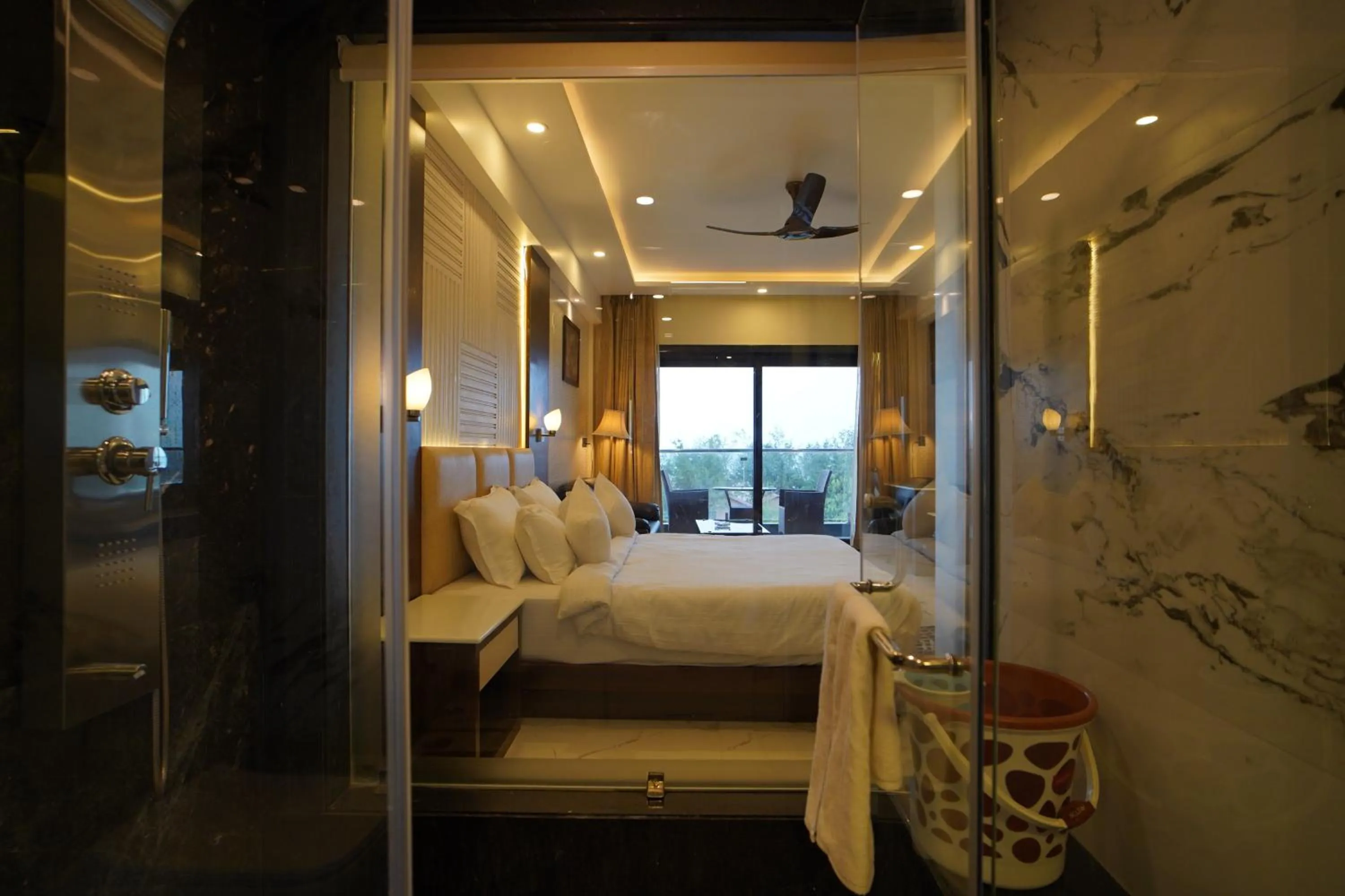 Bed in Shanti Seaview Resort & Spa