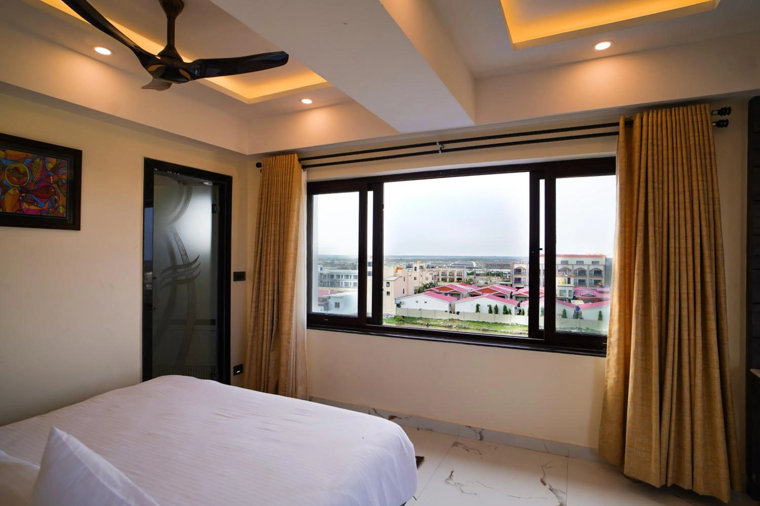 Bed in Shanti Seaview Resort & Spa