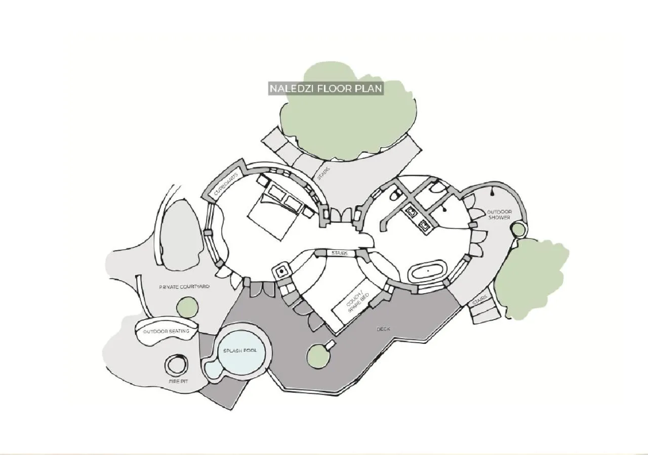 Floor plan in Leshiba Wilderness