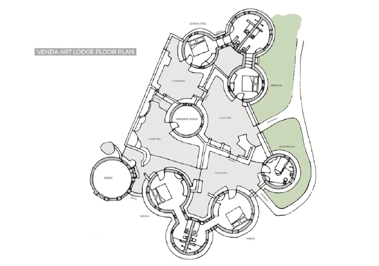 Floor plan in Leshiba Wilderness