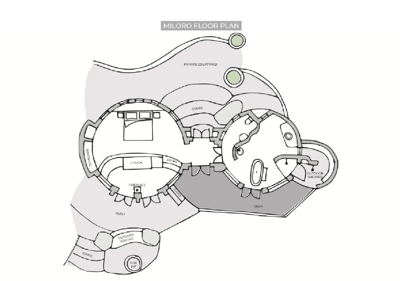 Floor plan in Leshiba Wilderness