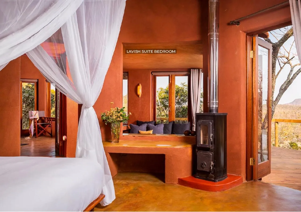 Bedroom, Bed in Leshiba Wilderness