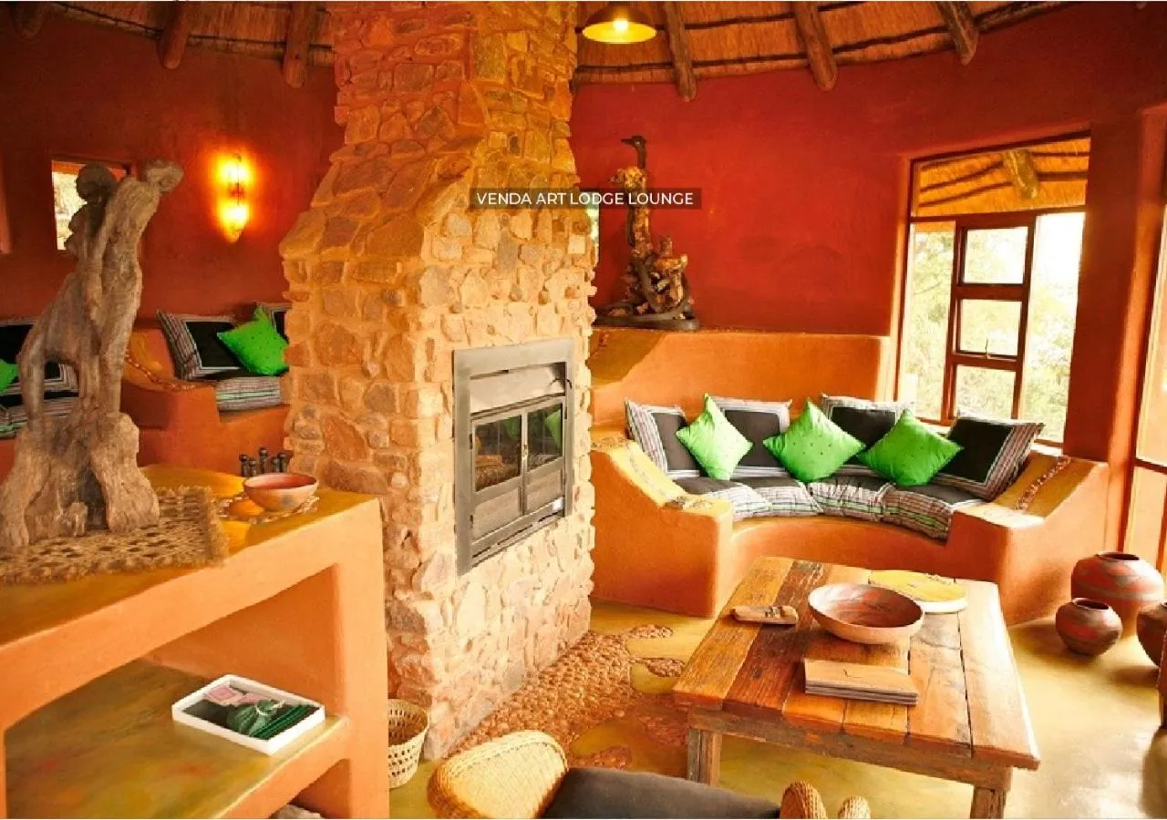 Communal lounge/ TV room in Leshiba Wilderness