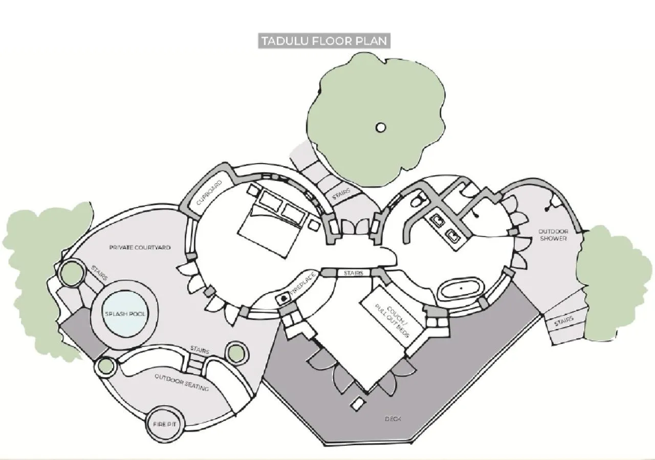 Floor plan in Leshiba Wilderness