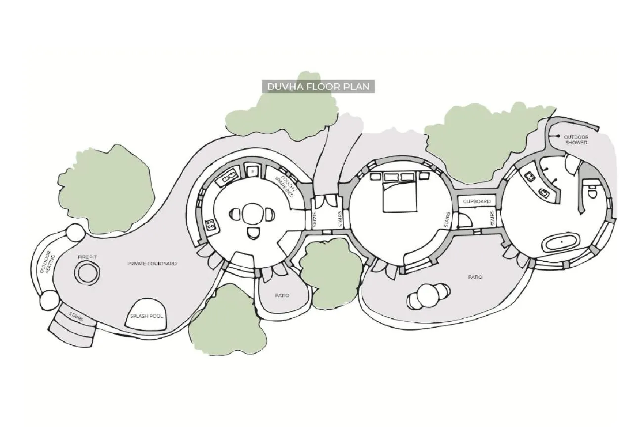 Floor plan in Leshiba Wilderness