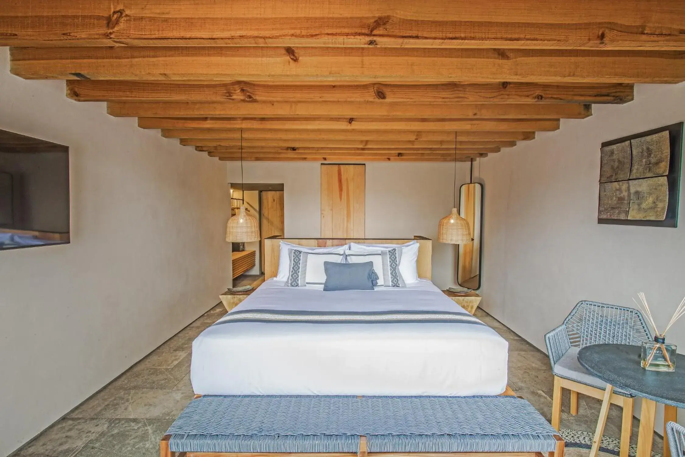 Decorative detail, Bed in El Lugar del que te hable Hotel Boutique Decorative detail, Bed in El Lugar del que te hable Hotel Boutique