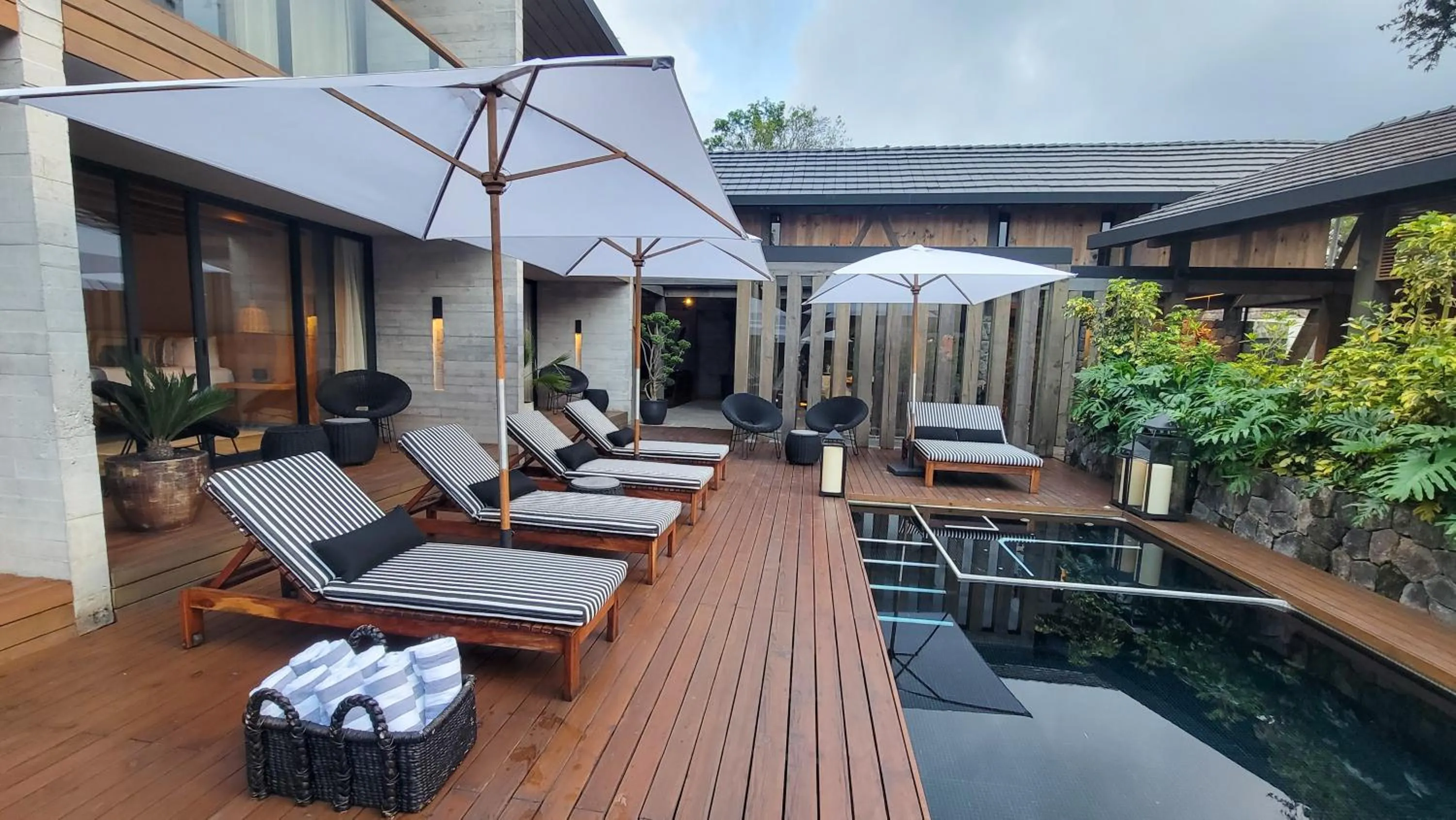 Pool view in El Lugar del que te hable Hotel Boutique