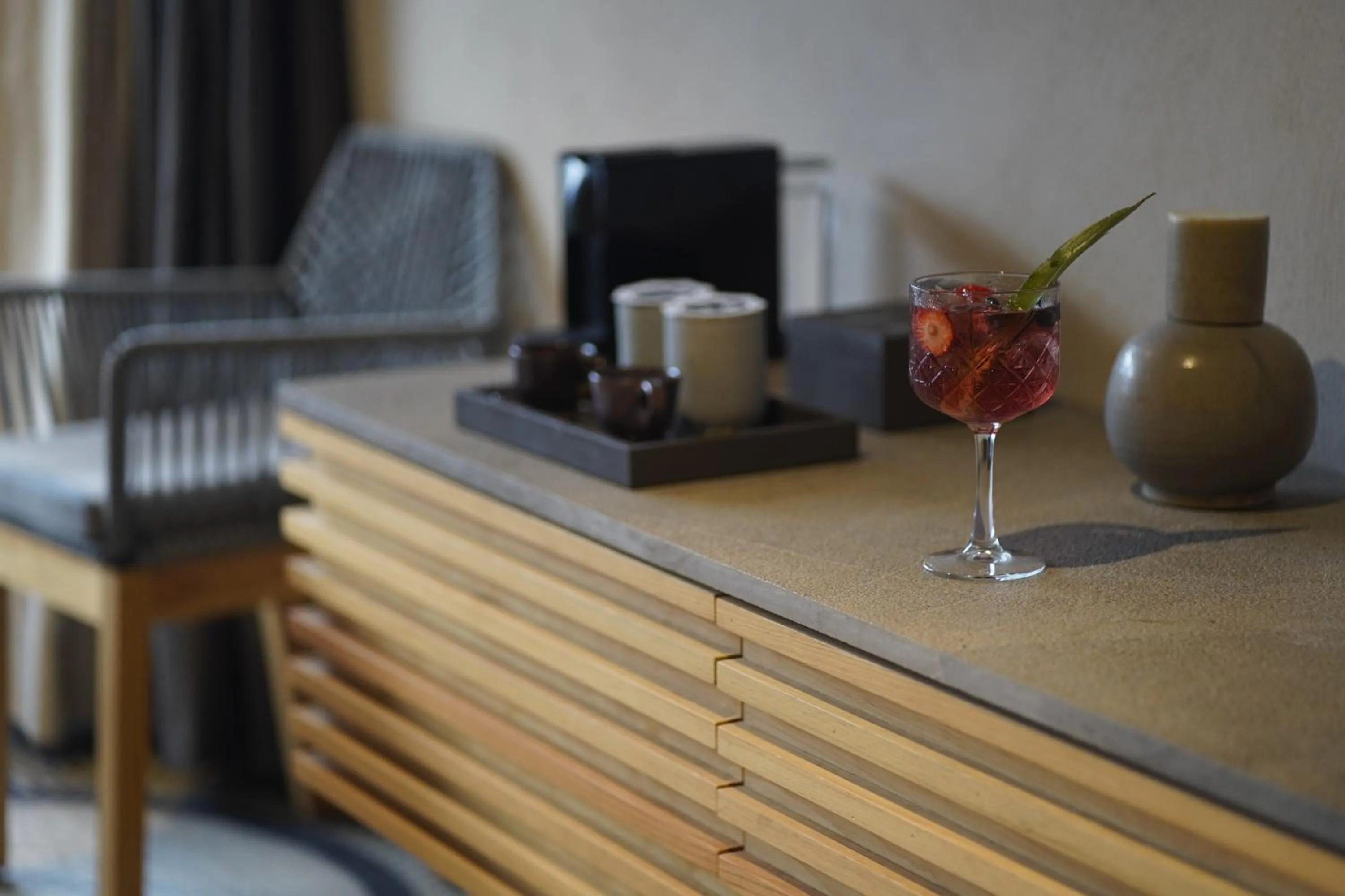 Drinks in El Lugar del que te hable Hotel Boutique