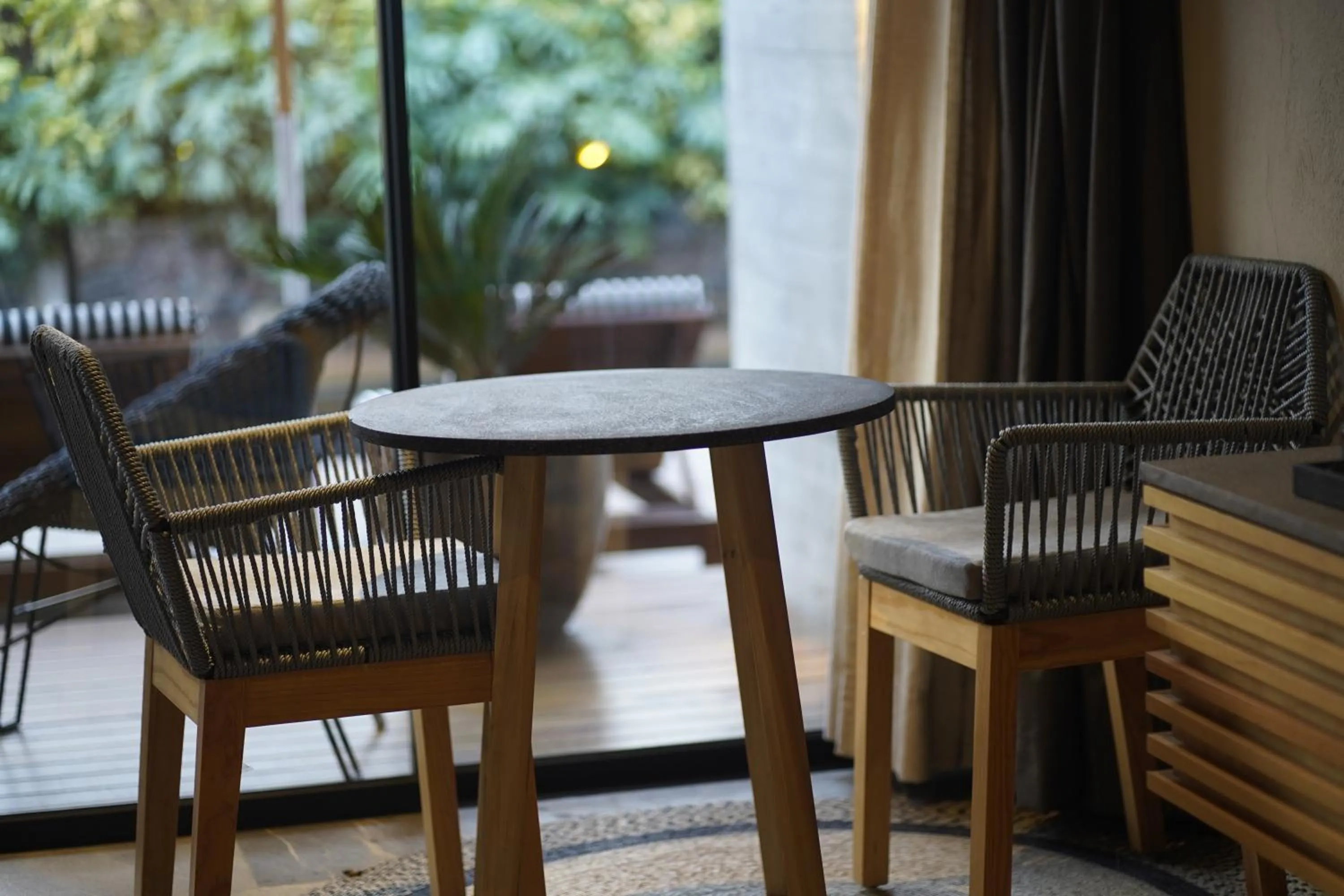 Seating area in El Lugar del que te hable Hotel Boutique