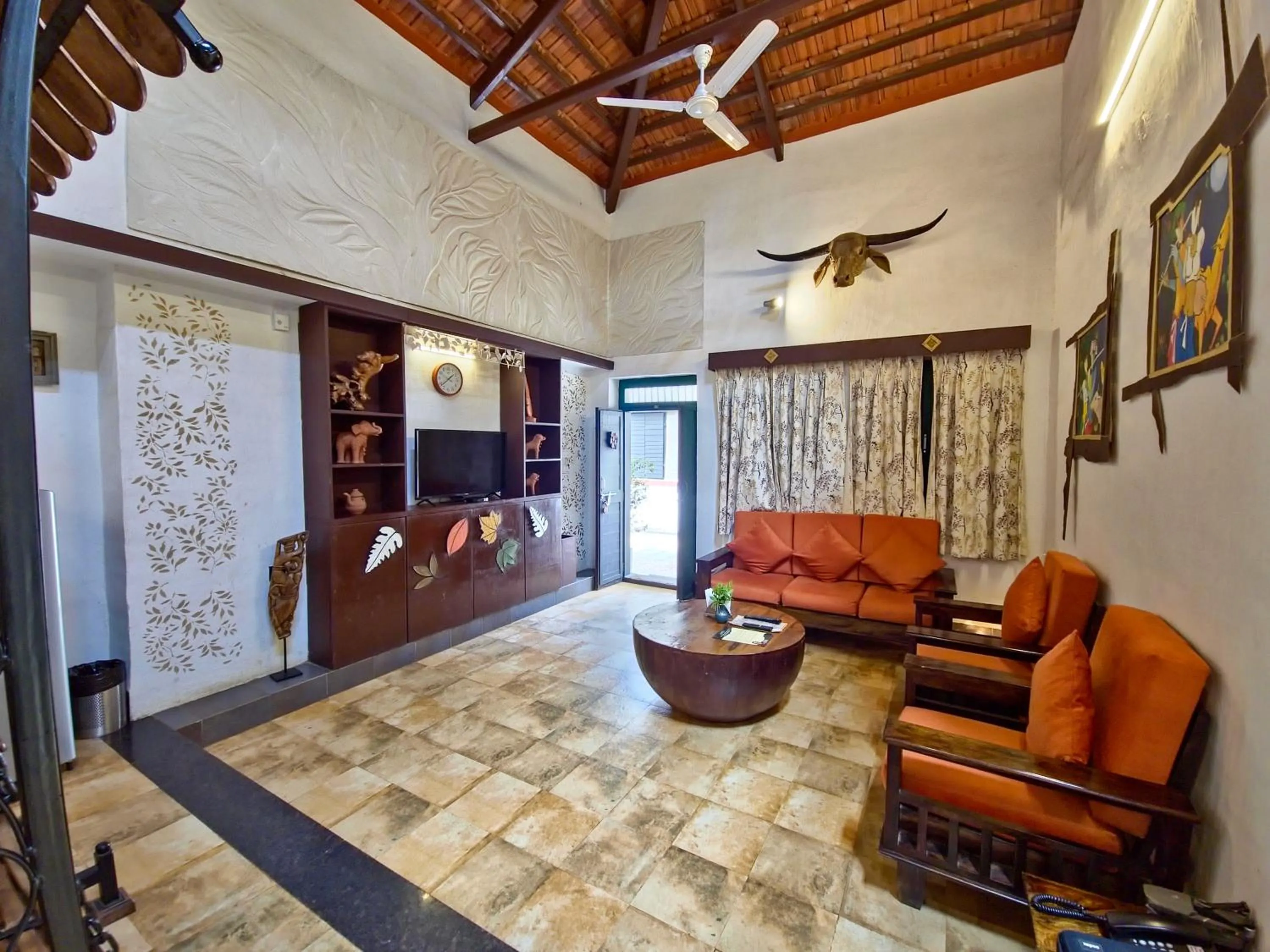 Living room in Tathastu Pench