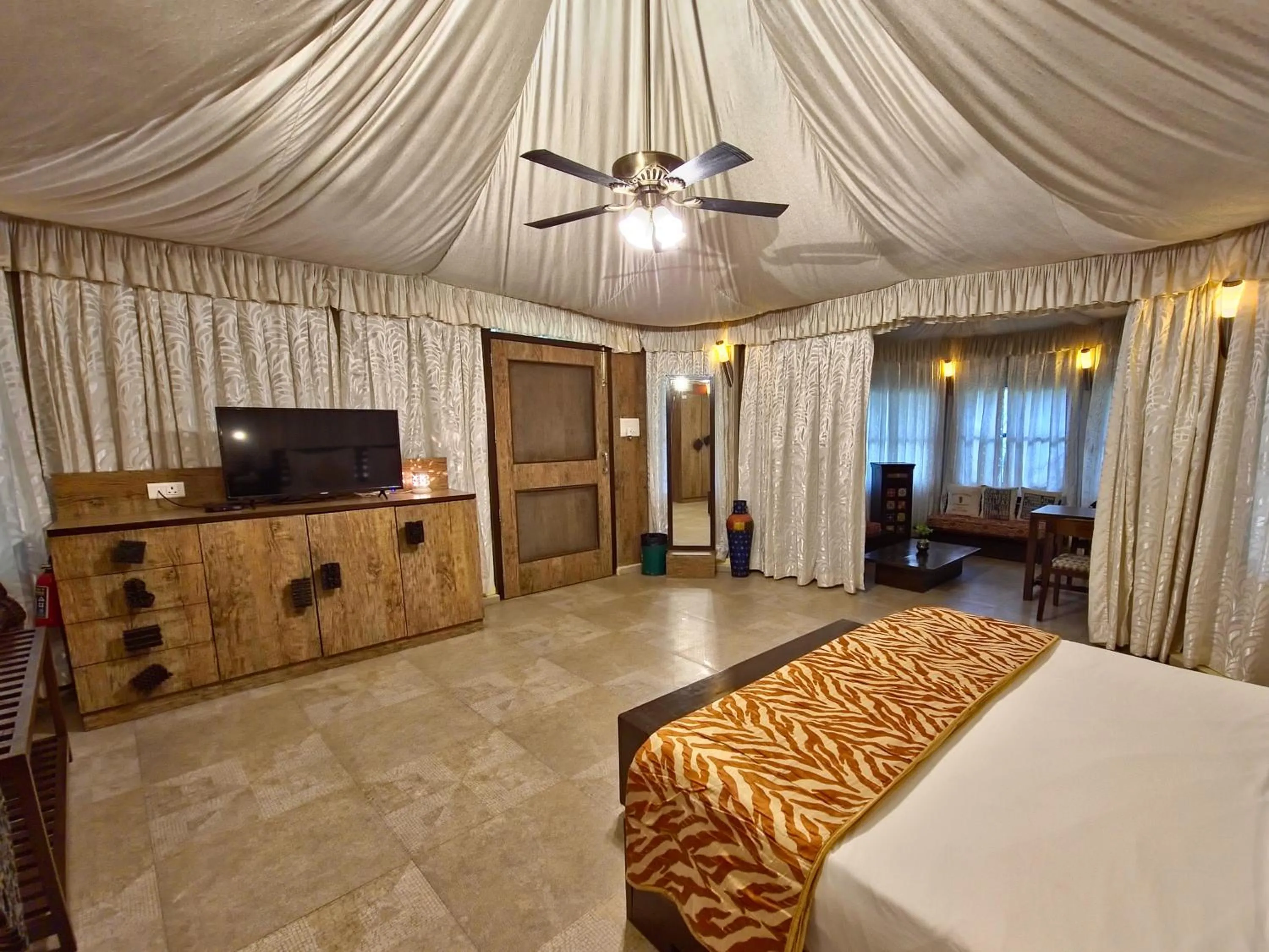 Bed in Tathastu Pench