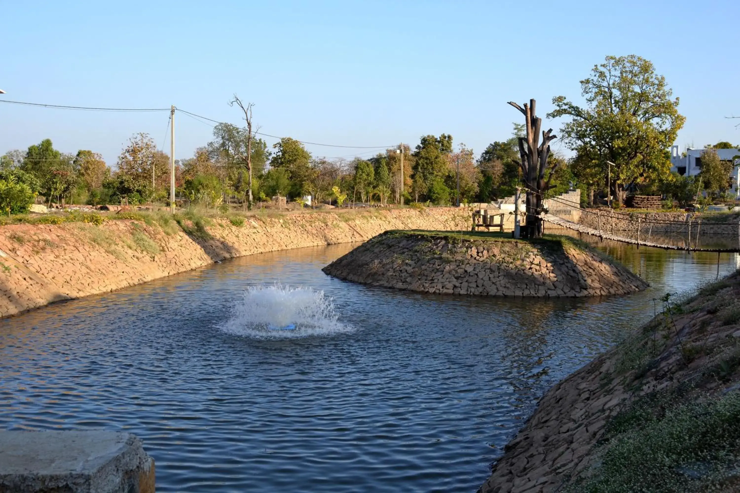 Lake view in Tathastu Pench Lake view in Tathastu Pench