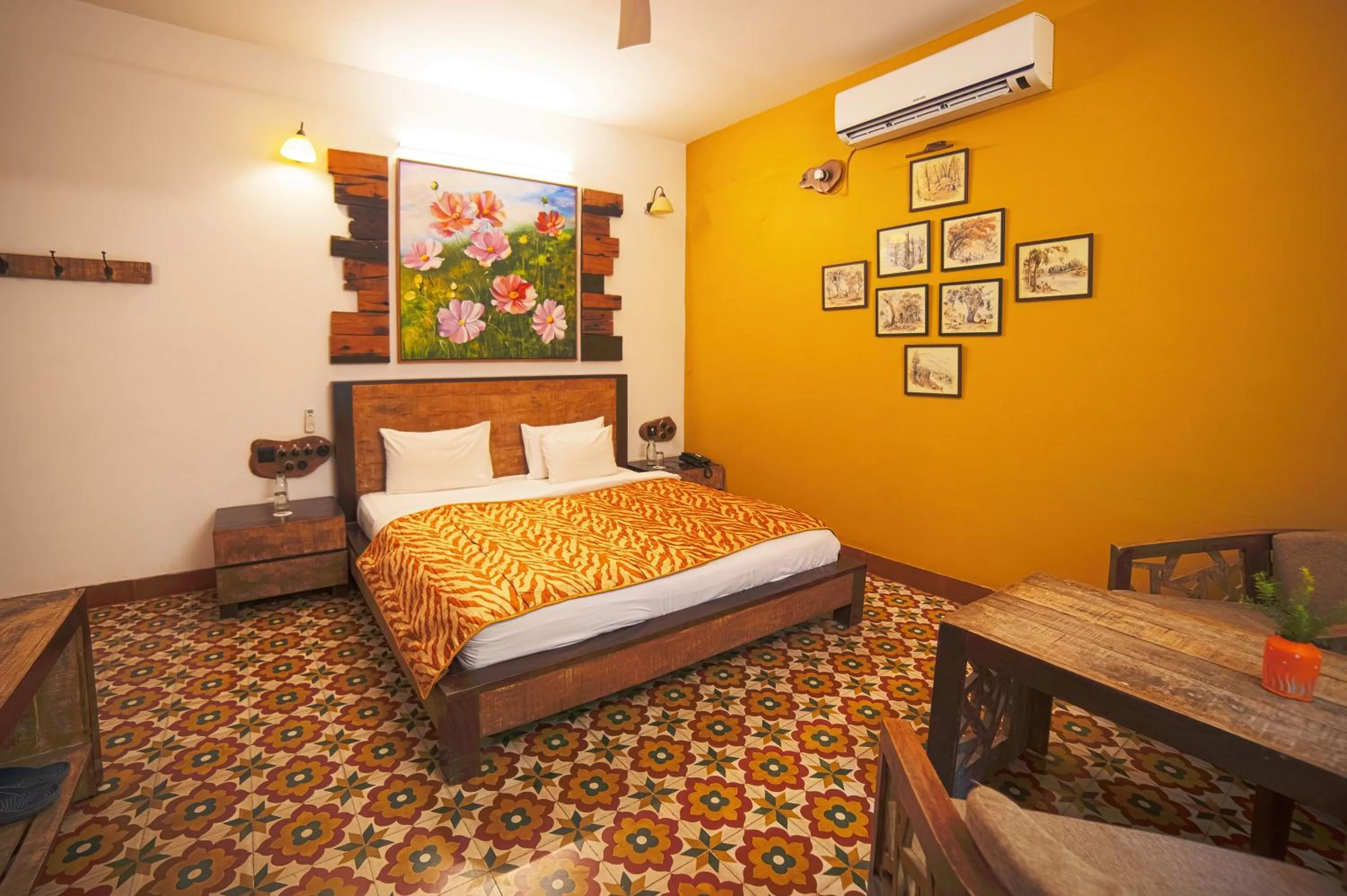 Bedroom, Bed in Tathastu Pench