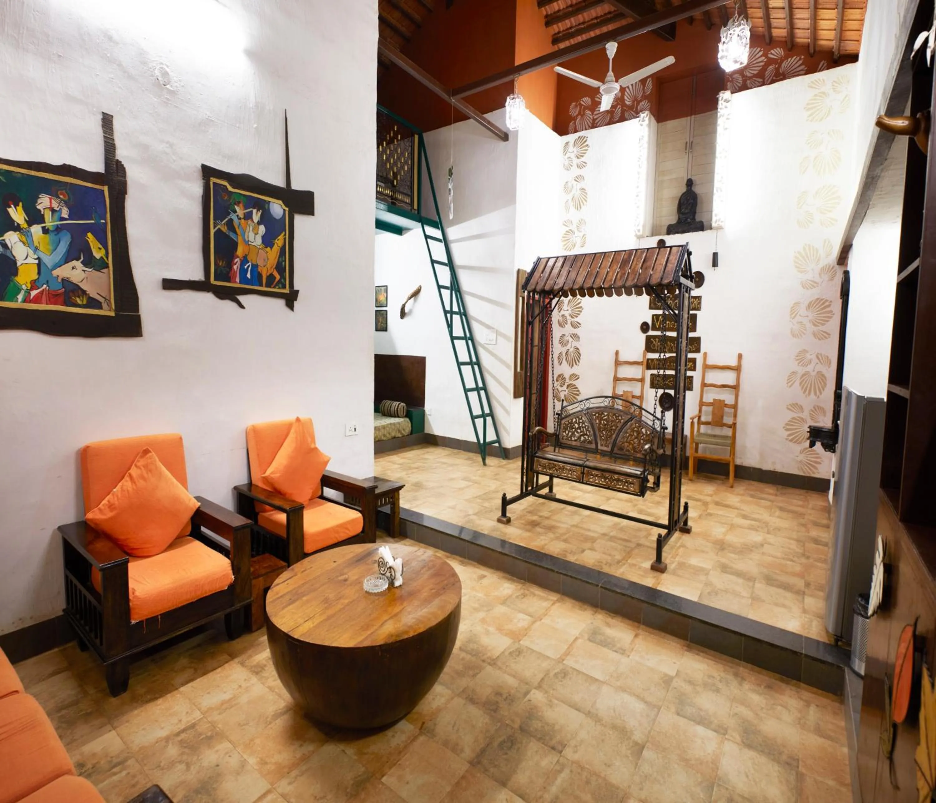 Living room in Tathastu Pench