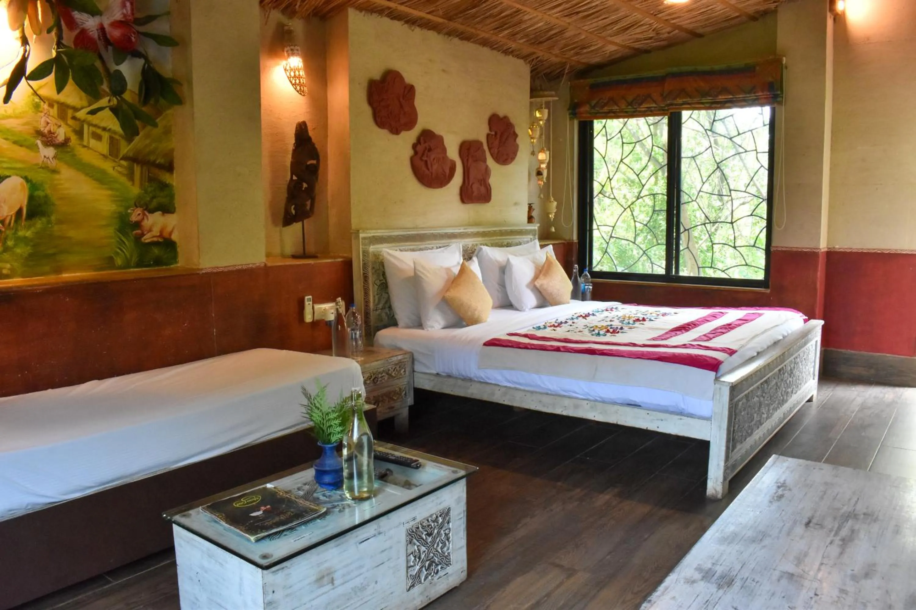 Bed in Tathastu Pench