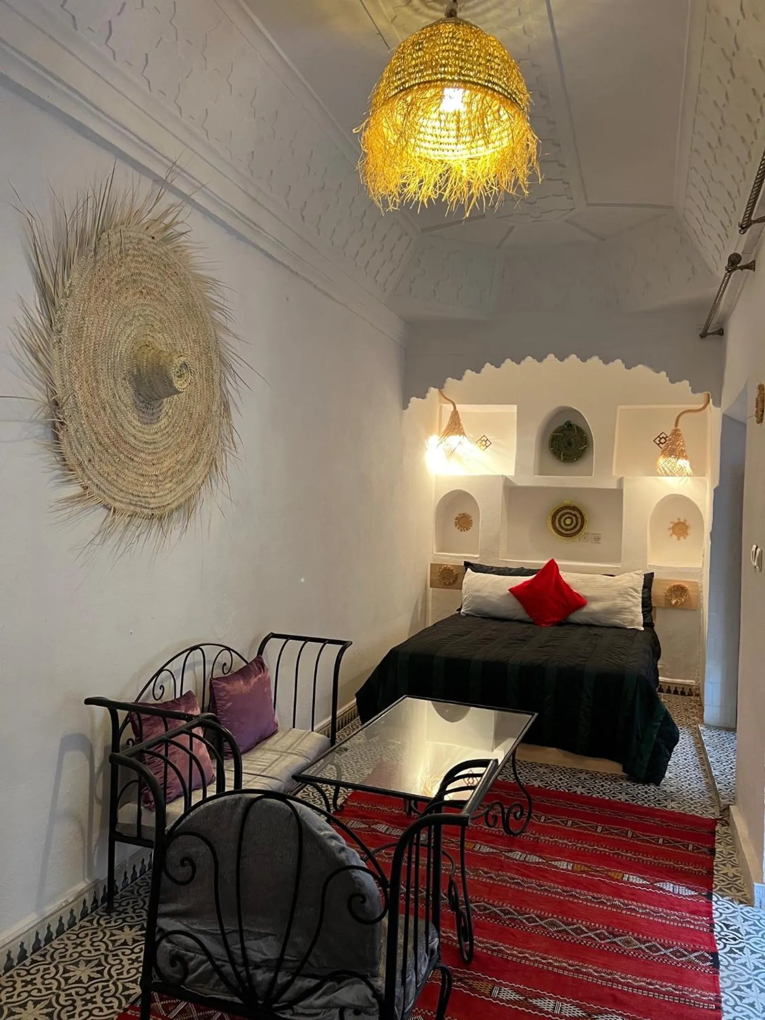 Bed in Riad Ago