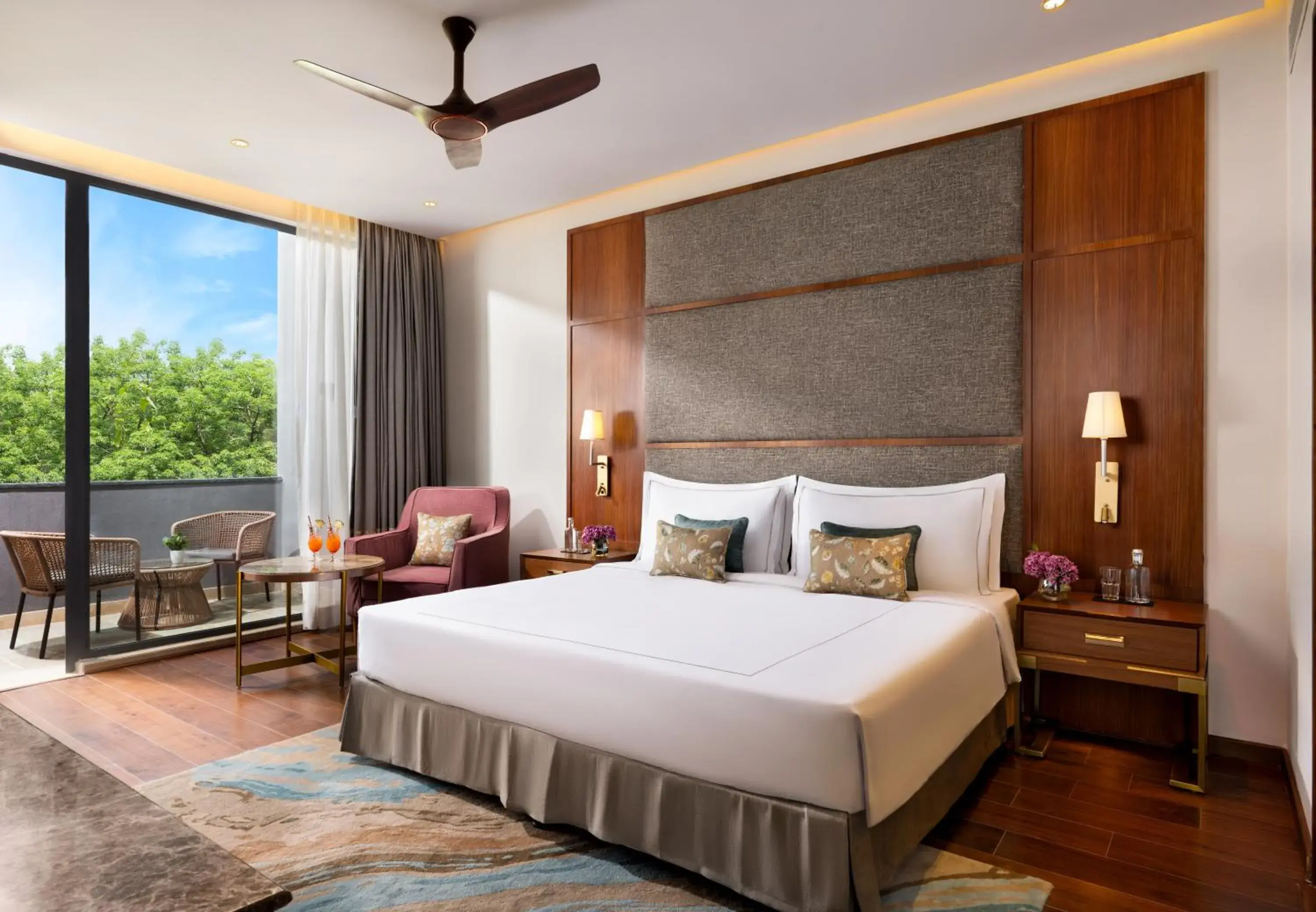 Bedroom, Bed in Taj Damdama Lake Resort & Spa, Gurugram Bedroom, Bed in Taj Damdama Lake Resort & Spa, Gurugram