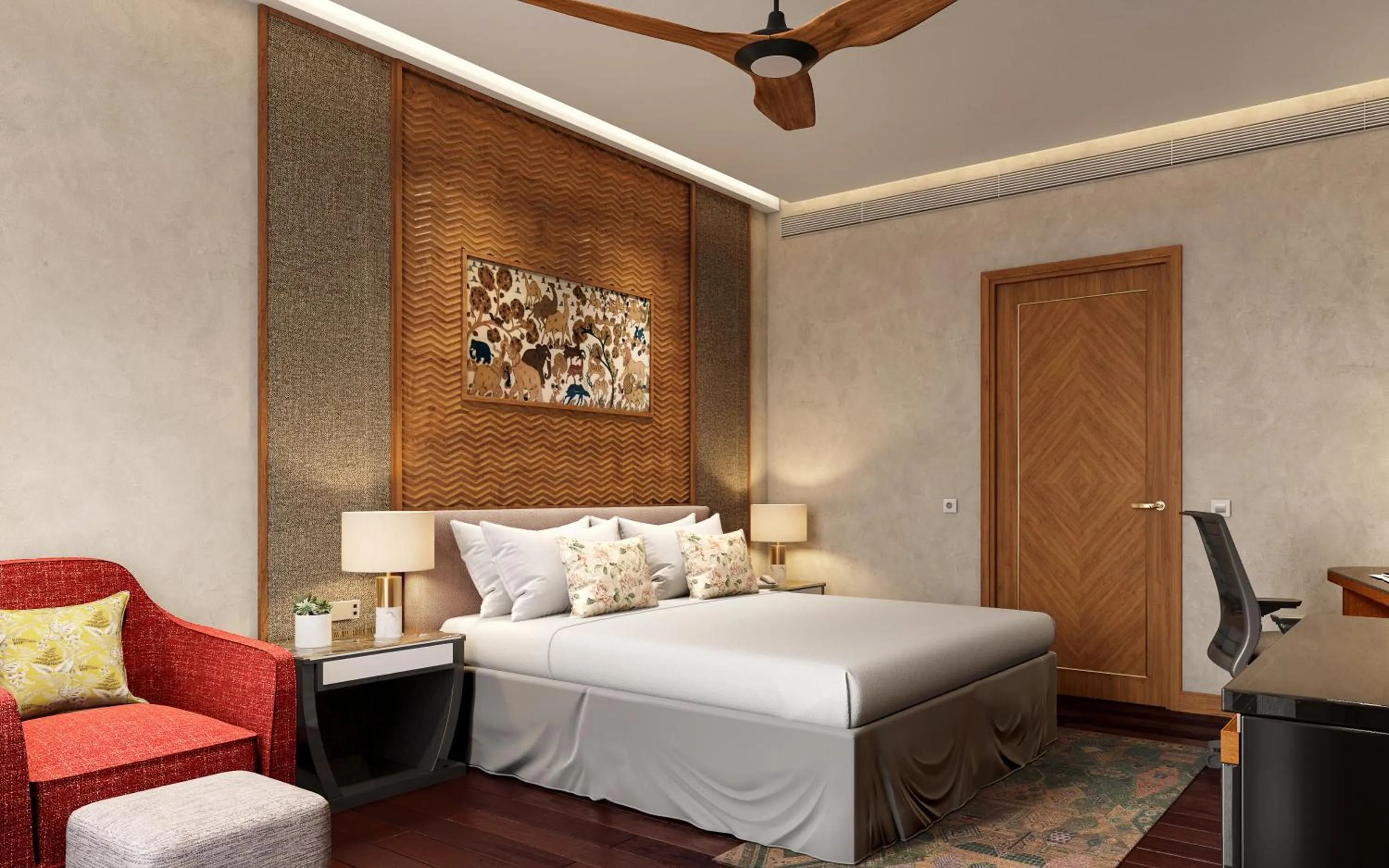 Bed in Taj Damdama Lake Resort & Spa, Gurugram