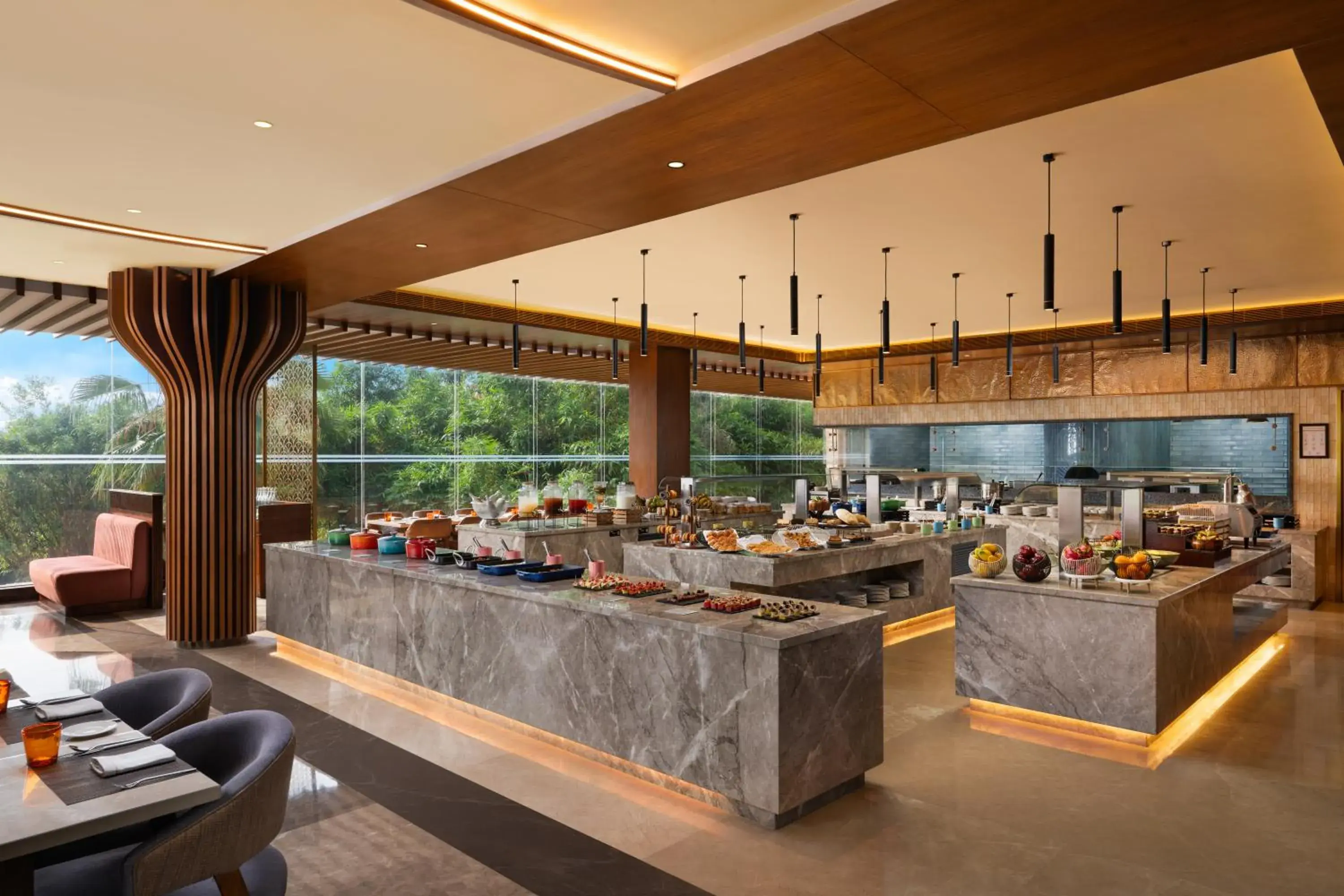 Breakfast in Taj Damdama Lake Resort & Spa, Gurugram Breakfast in Taj Damdama Lake Resort & Spa, Gurugram
