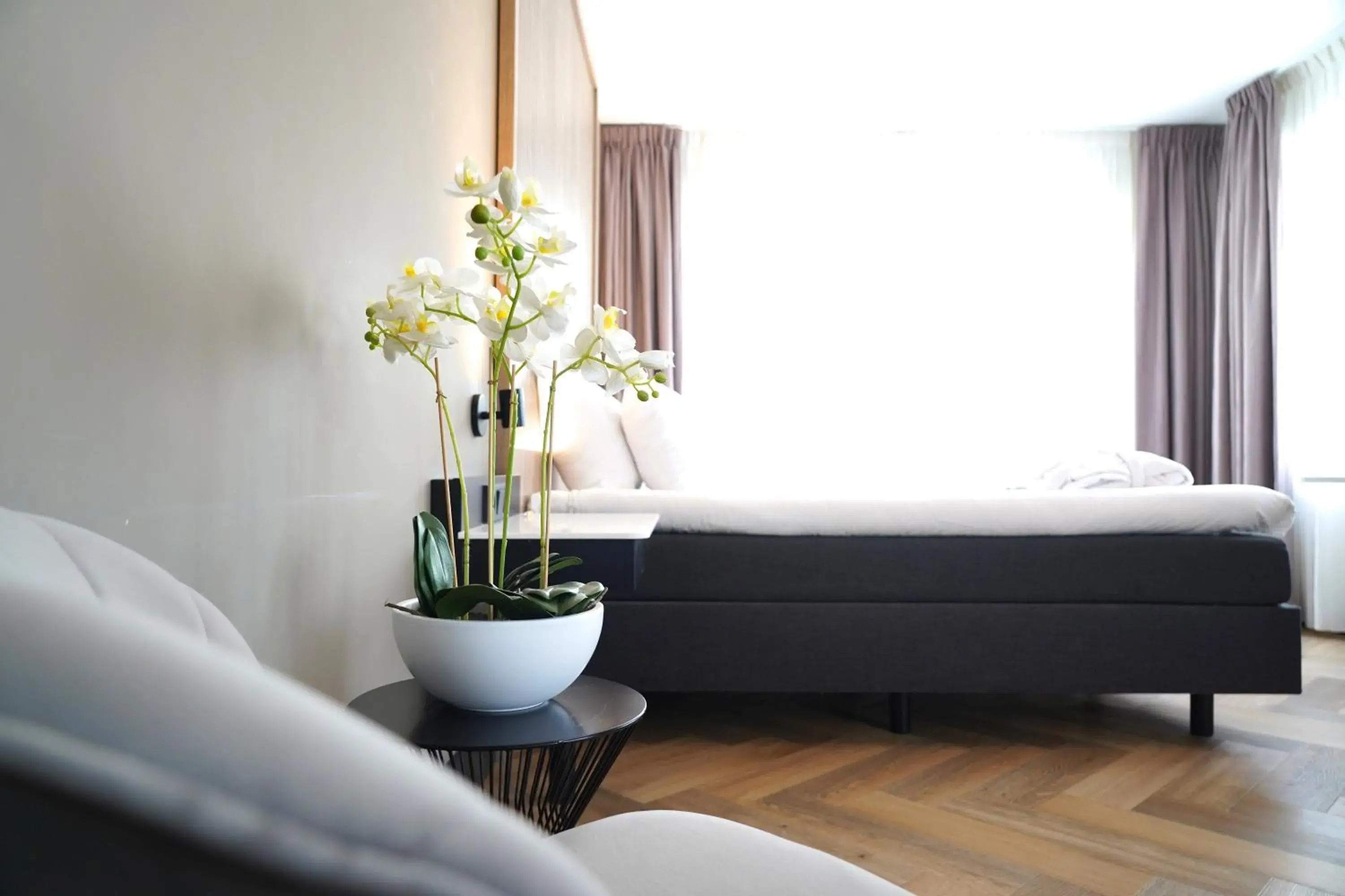 Bed in Hotel Alkmaar - Bar & Restaurant Bed in Hotel Alkmaar - Bar & Restaurant