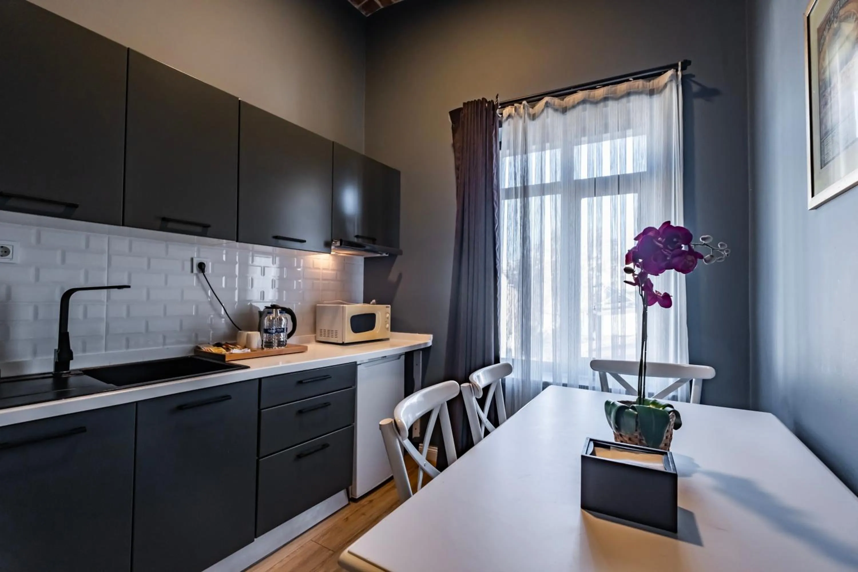 Kitchen or kitchenette in Selvese Suites, Serviced Living in Galata