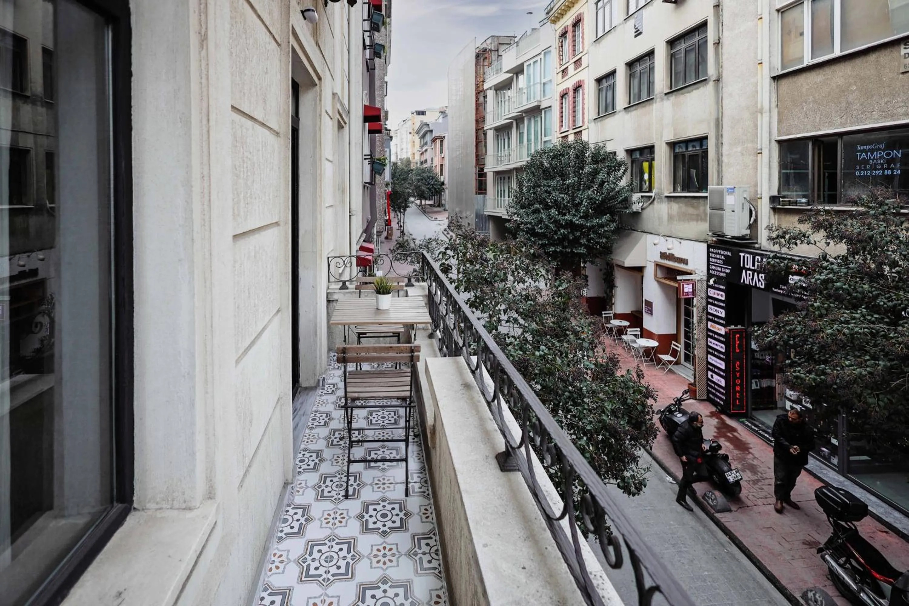 Balcony/Terrace in Selvese Suites, Serviced Living in Galata