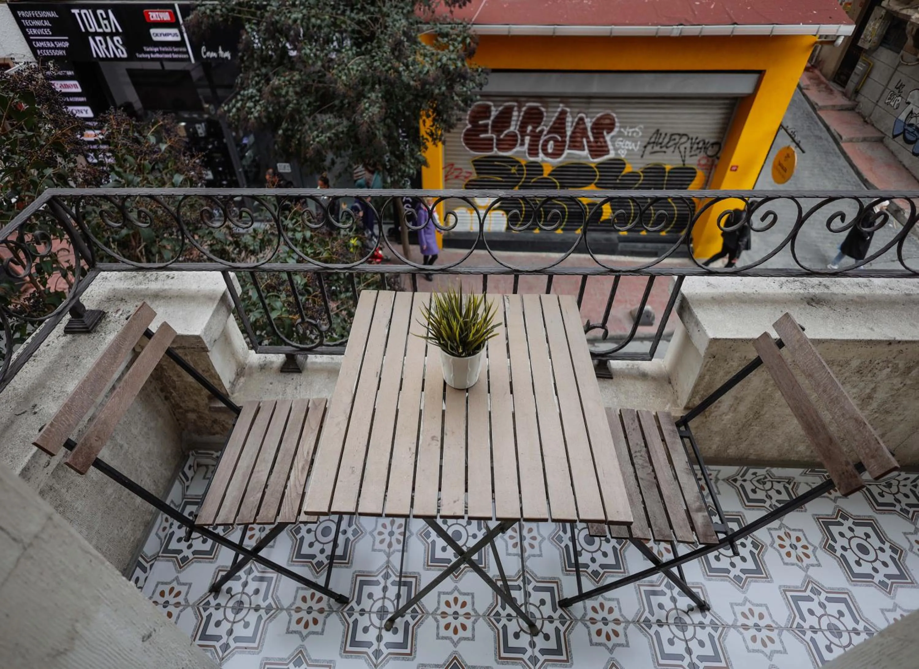 Balcony/Terrace in Selvese Suites, Serviced Living in Galata