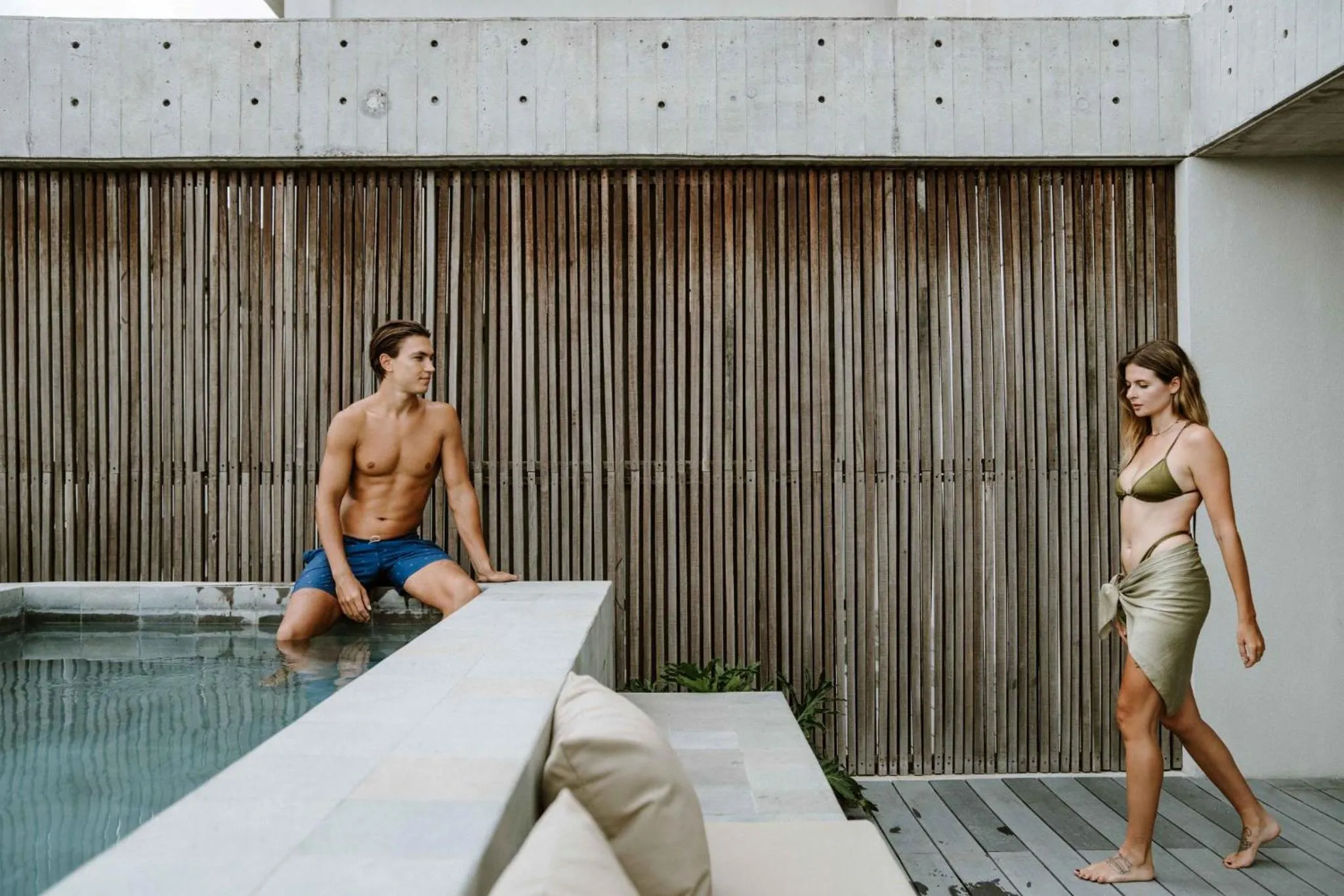 Pool view in The Komu Canggu Bali