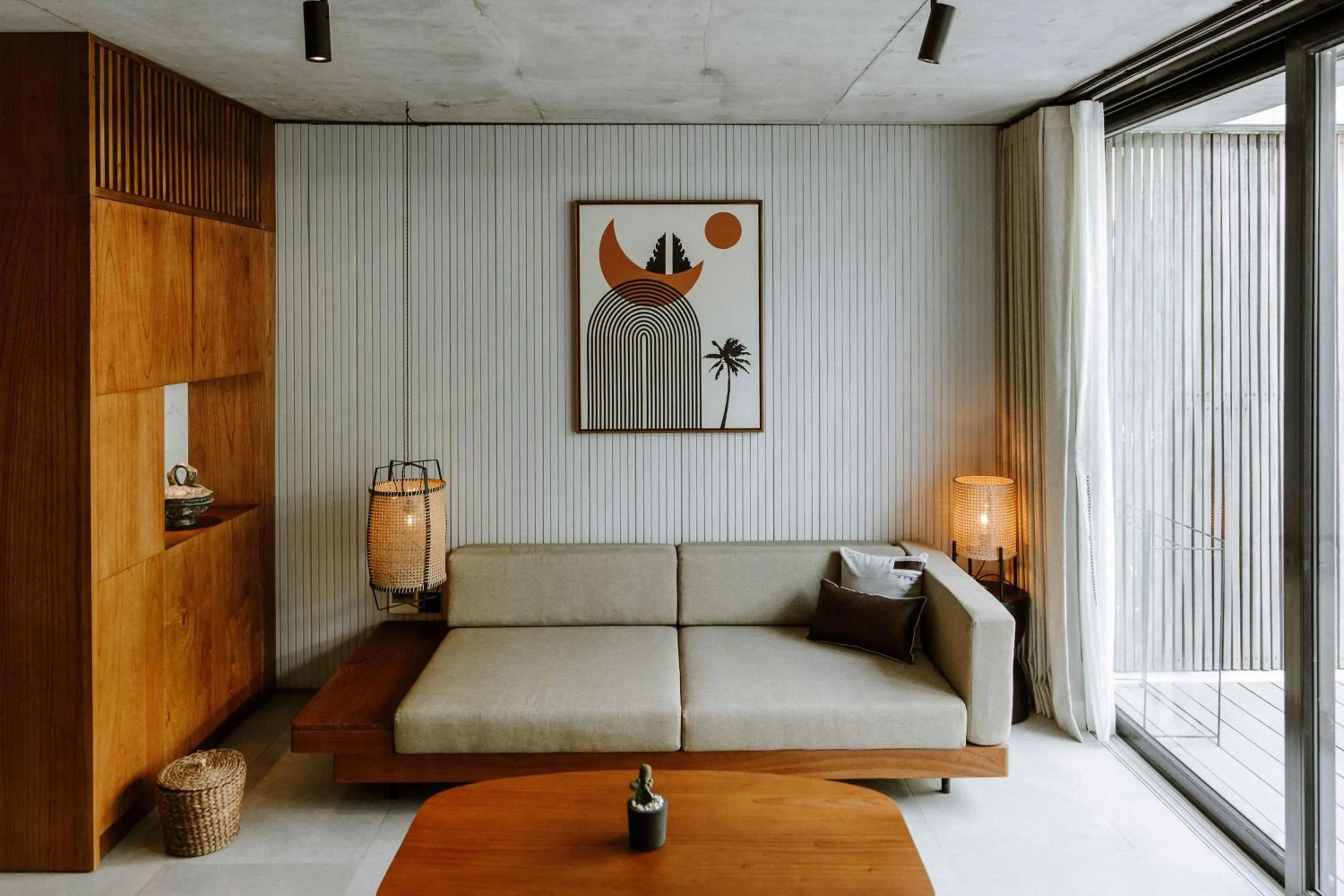 Living room in The Komu Canggu Bali