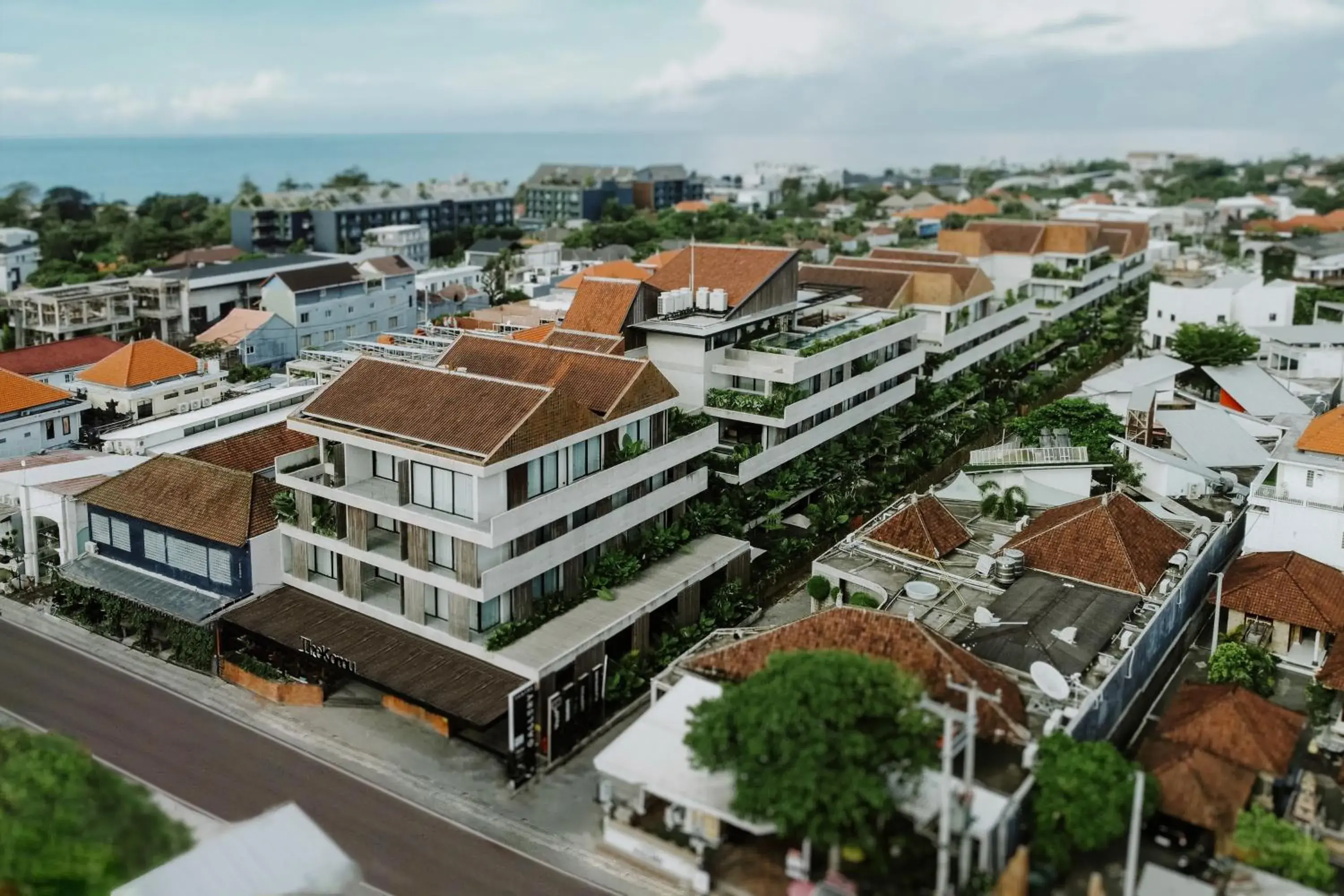 Property building in The Komu Canggu Bali Property building in The Komu Canggu Bali