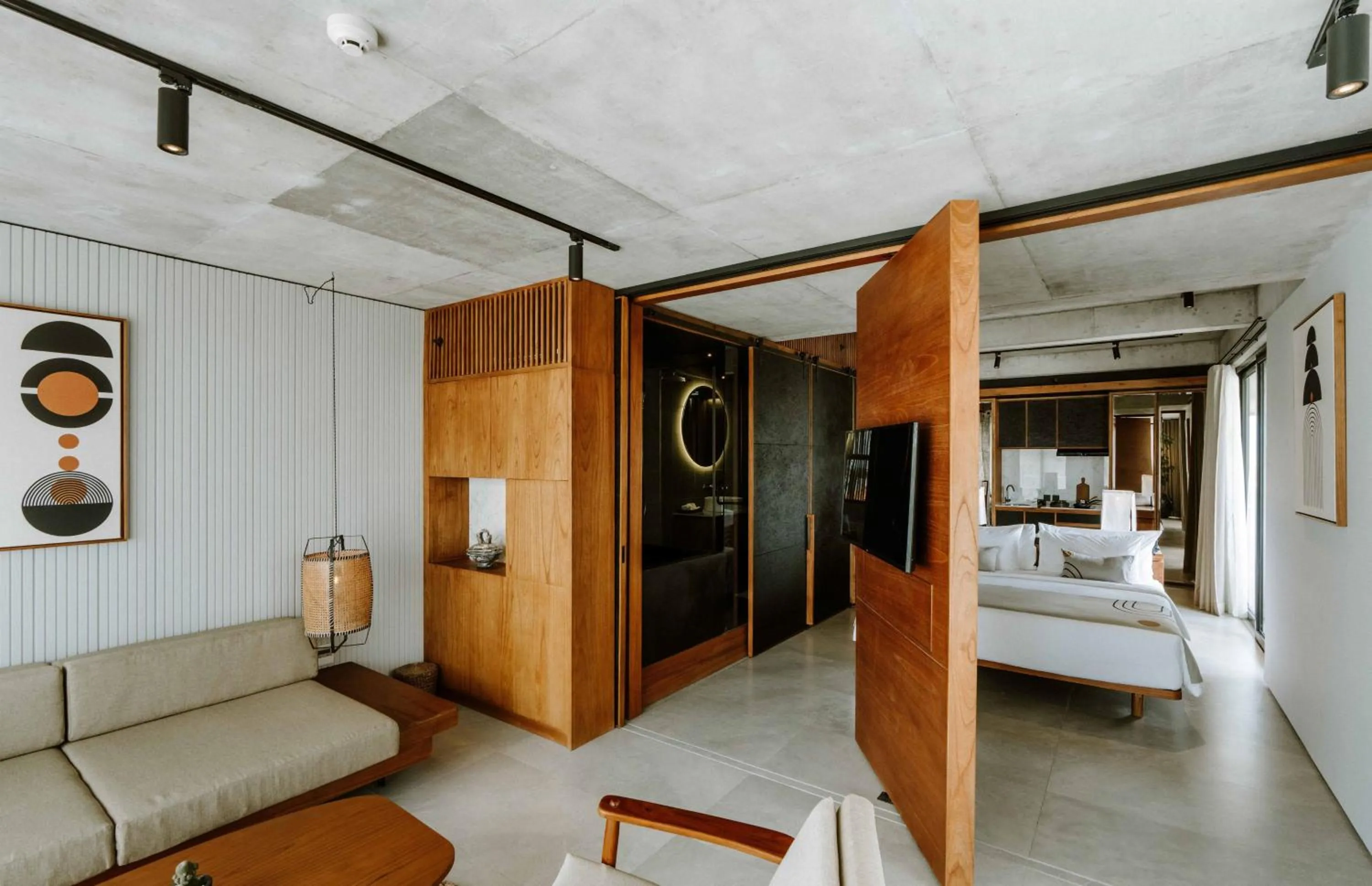 Bedroom, Bed in The Komu Canggu Bali