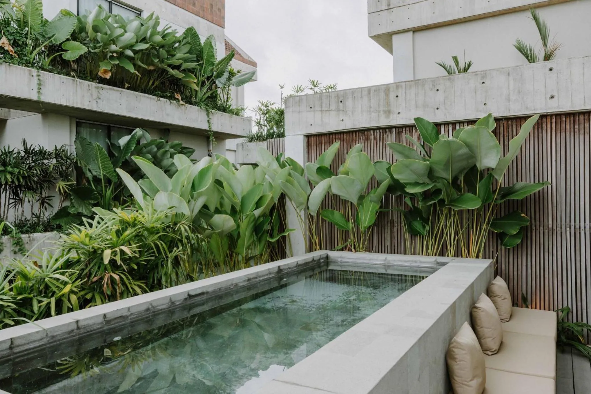 Pool view in The Komu Canggu Bali