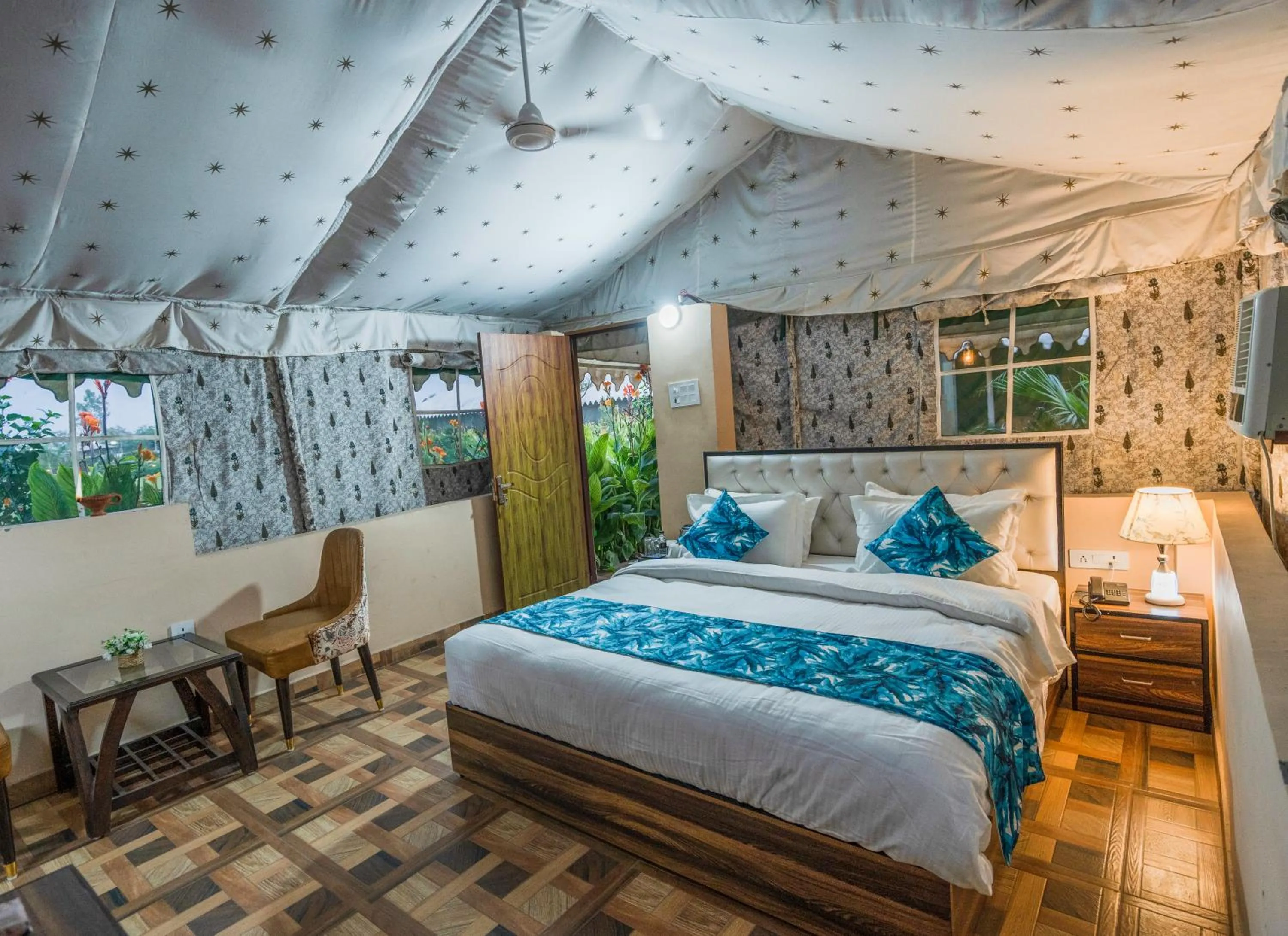 Bed in MST Cricket Village By Four Leaf Hotels