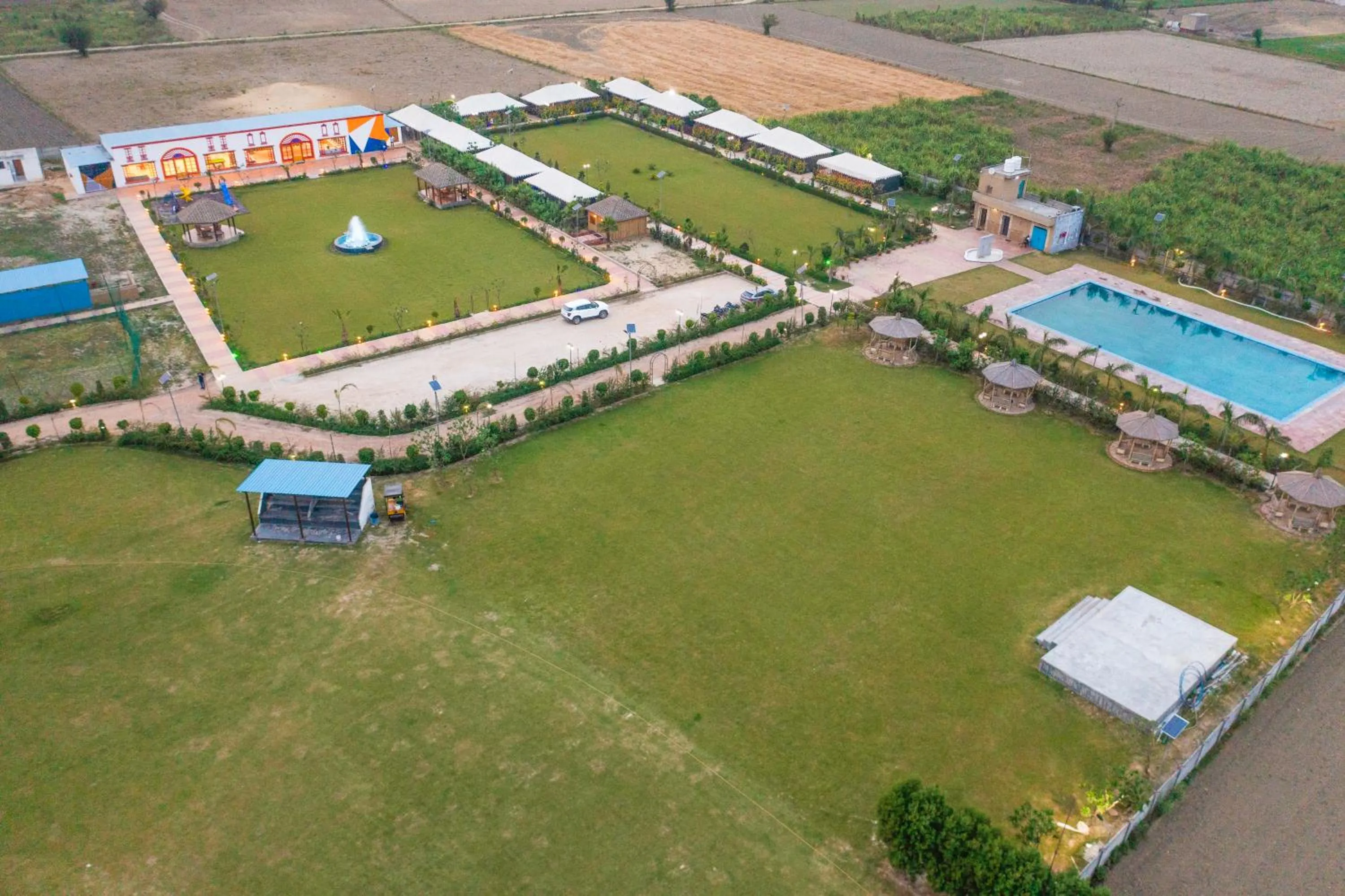 Property building in MST Cricket Village By Four Leaf Hotels