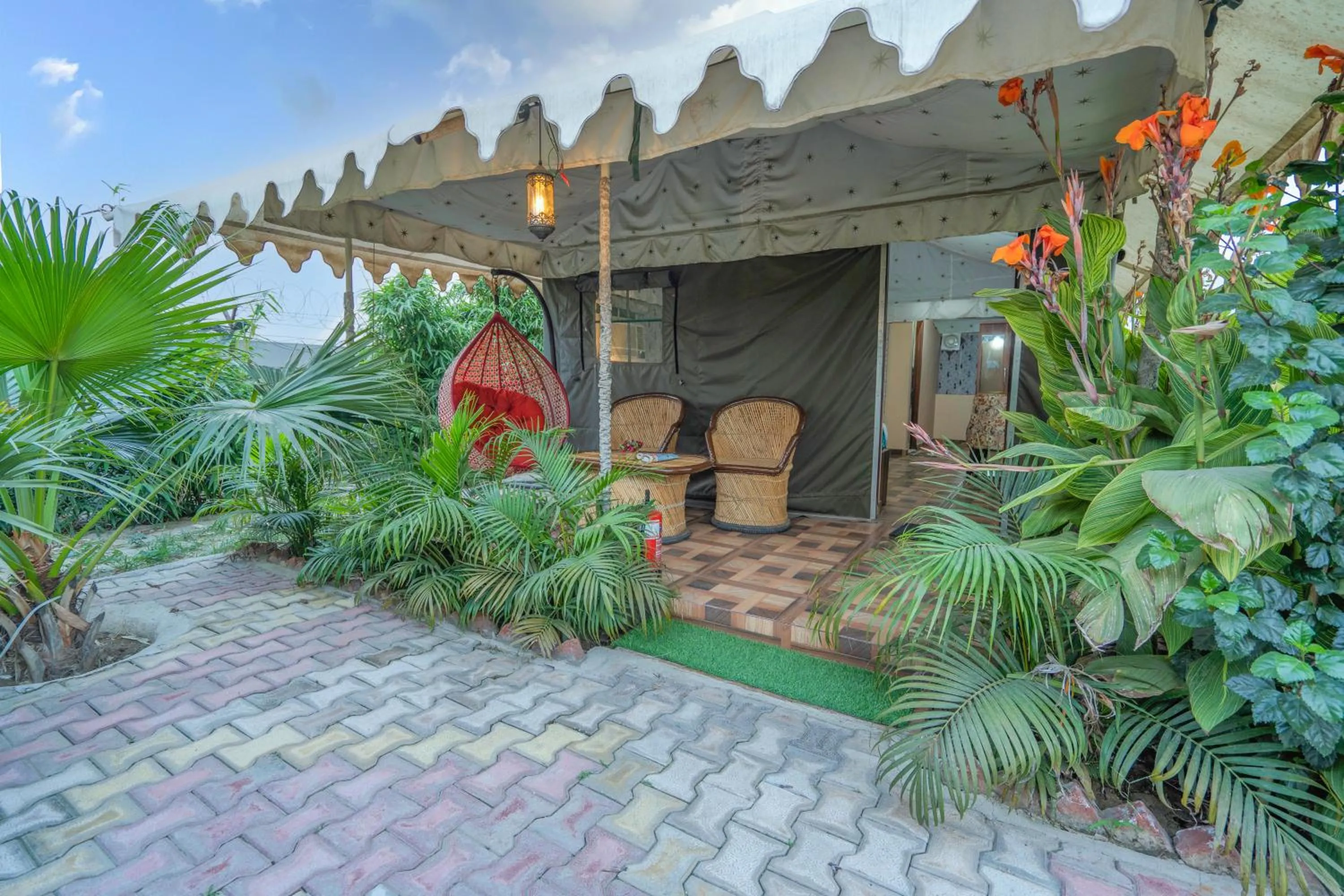 Patio in MST Cricket Village By Four Leaf Hotels