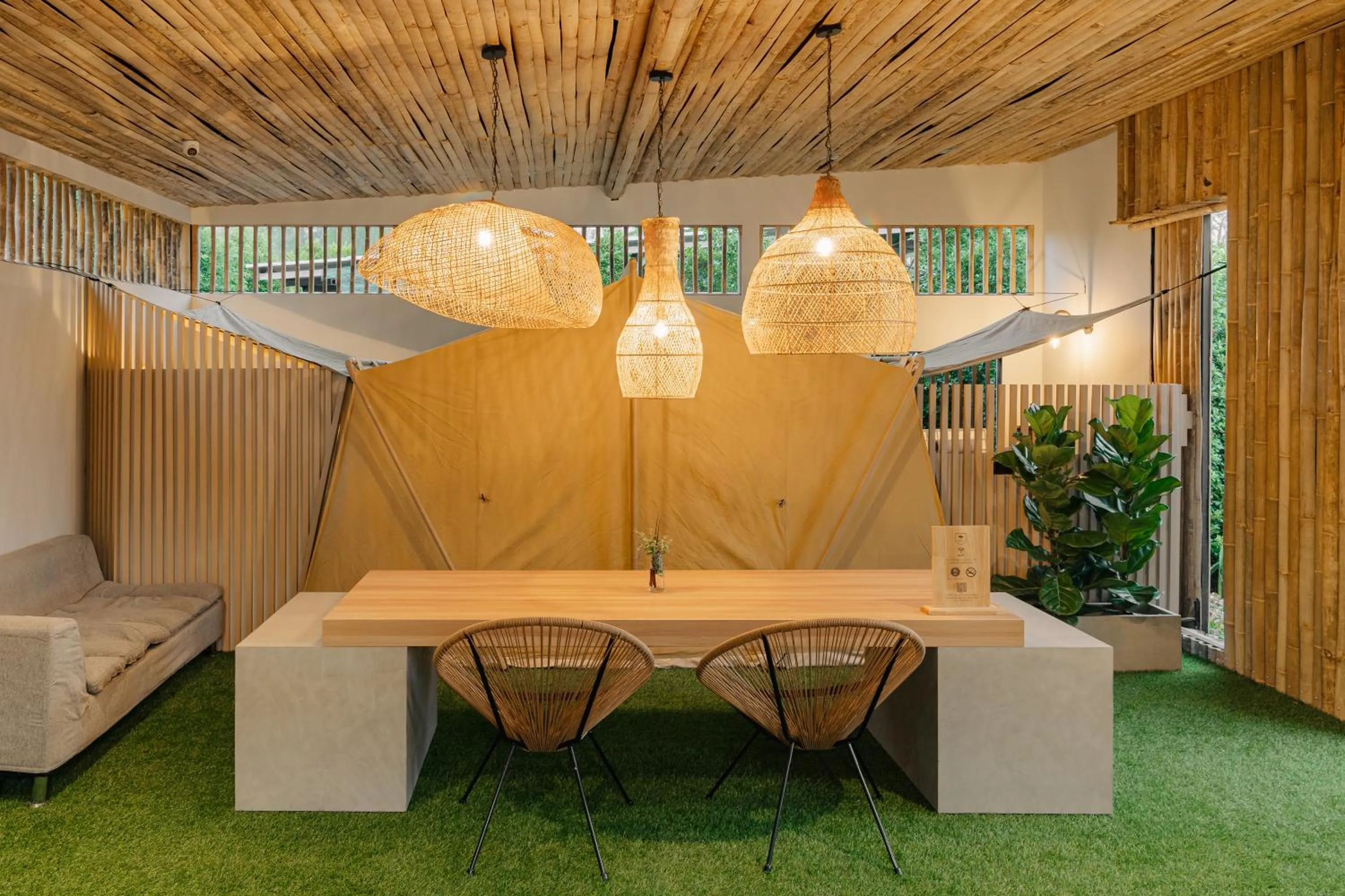 Lobby or reception in CAMP CAYLA - EDEN