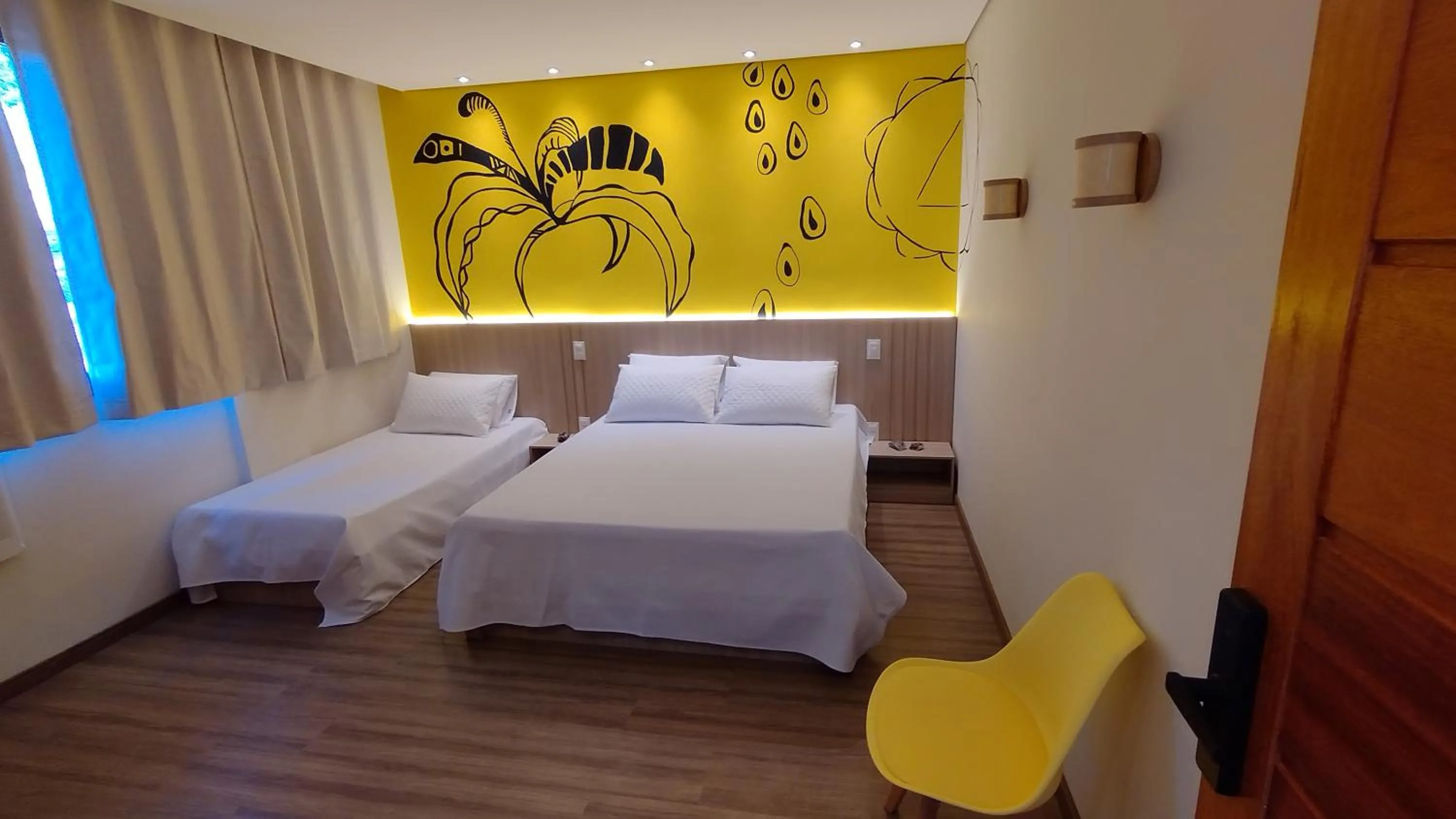 Bed in Pousada Boutique Raio de Luz