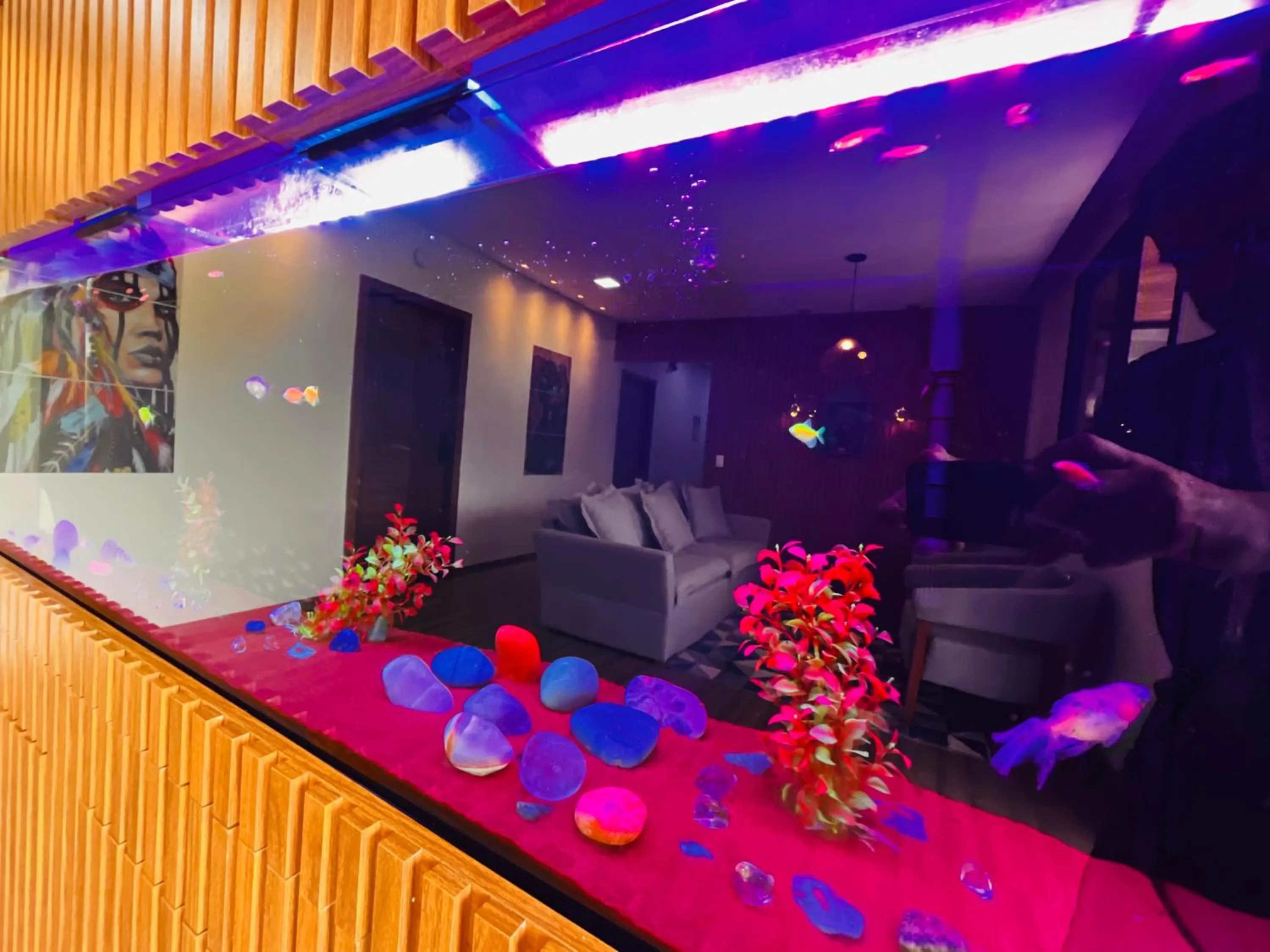 Living room in Pousada Boutique Raio de Luz