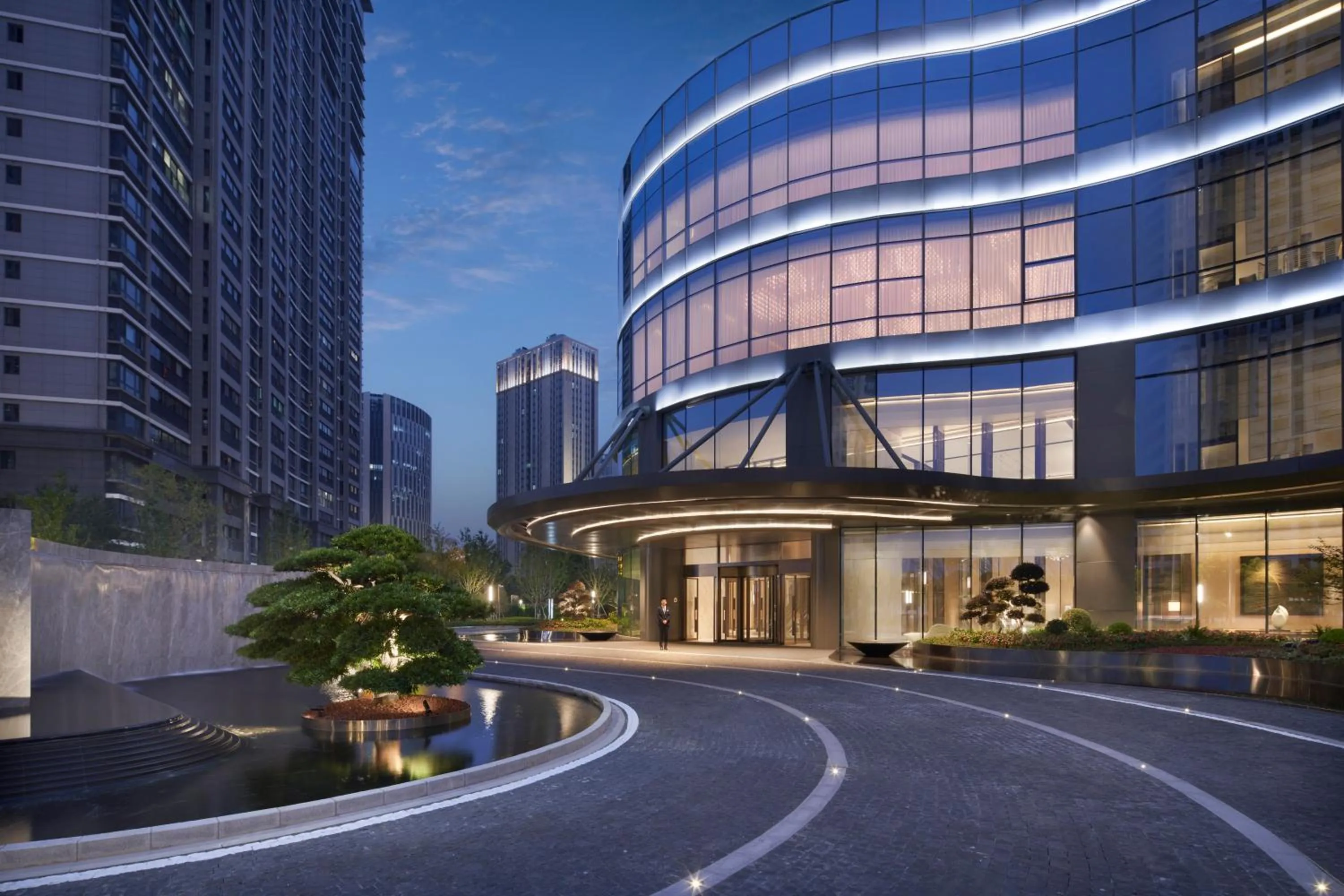 Facade/entrance in Hyatt Regency Changshu Kuncheng Lake