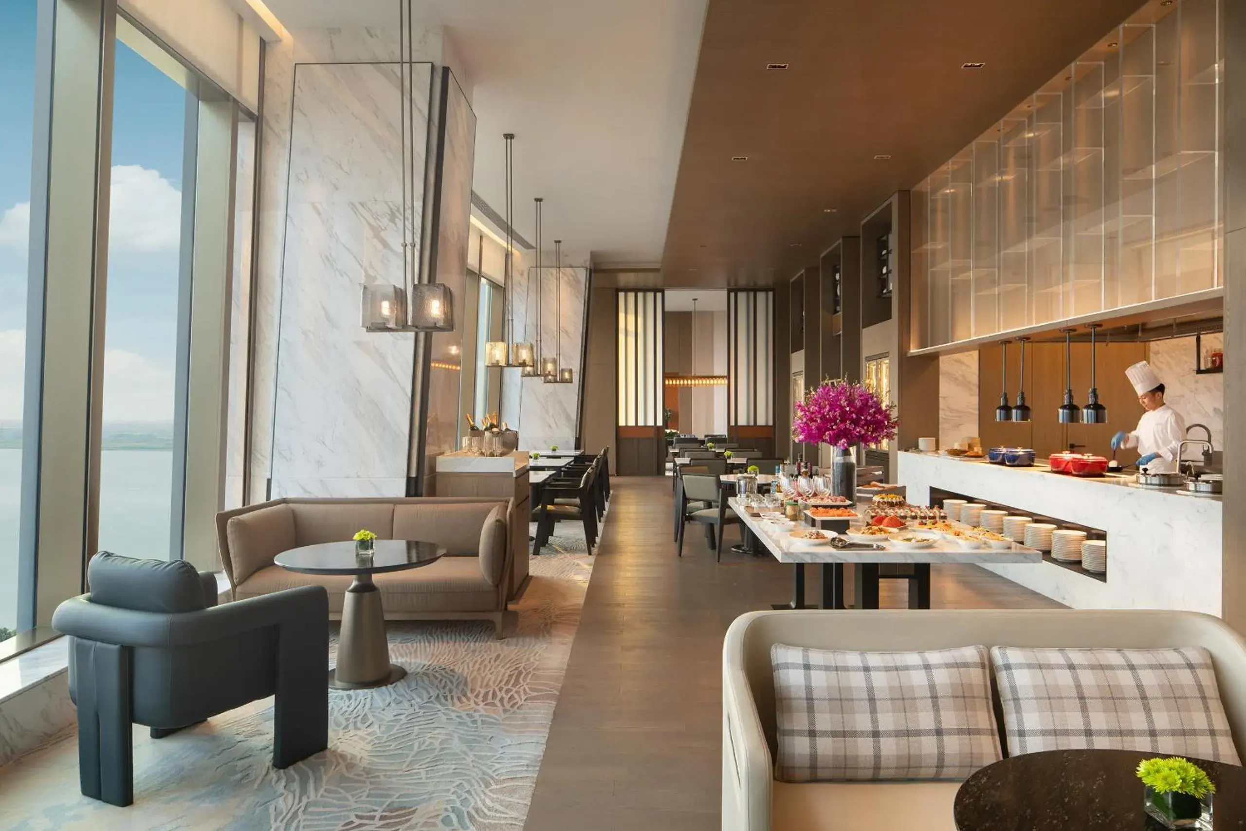 Lounge or bar in Hyatt Regency Changshu Kuncheng Lake Lounge or bar in Hyatt Regency Changshu Kuncheng Lake