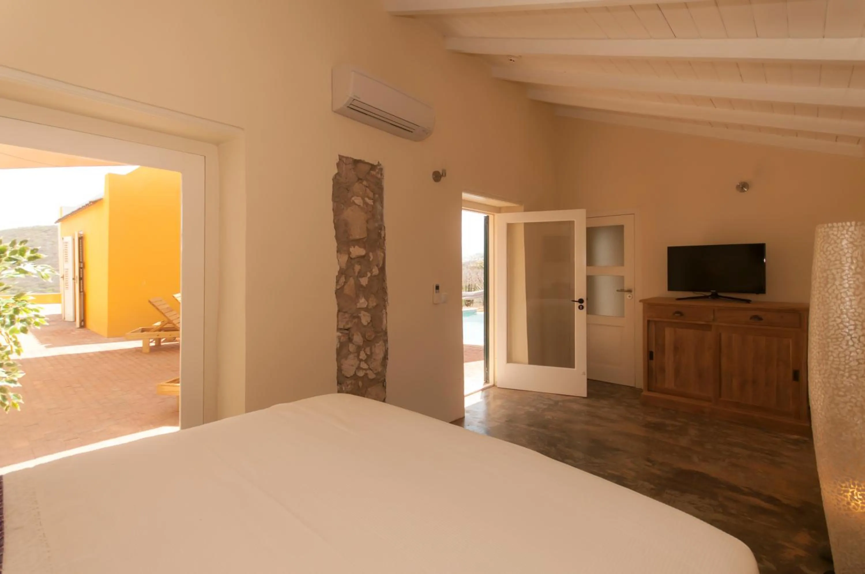 Bedroom, Bed in Landhuis Klein Santa Martha Boutique Hotel Restaurant.