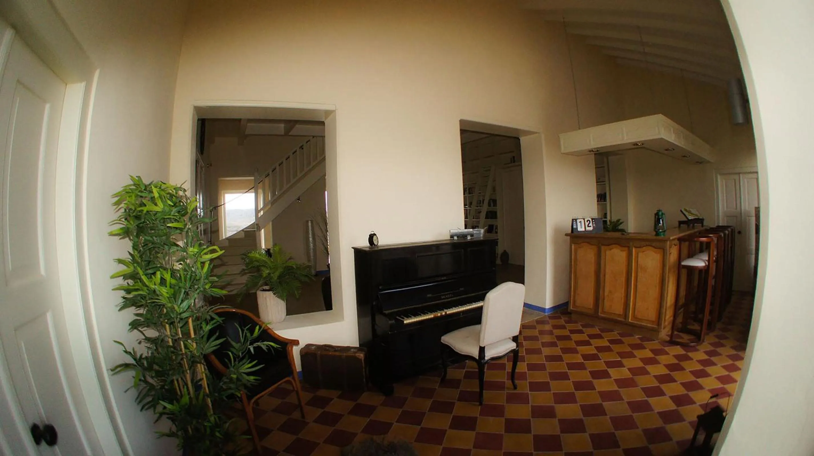 Decorative detail in Landhuis Klein Santa Martha Boutique Hotel Restaurant.