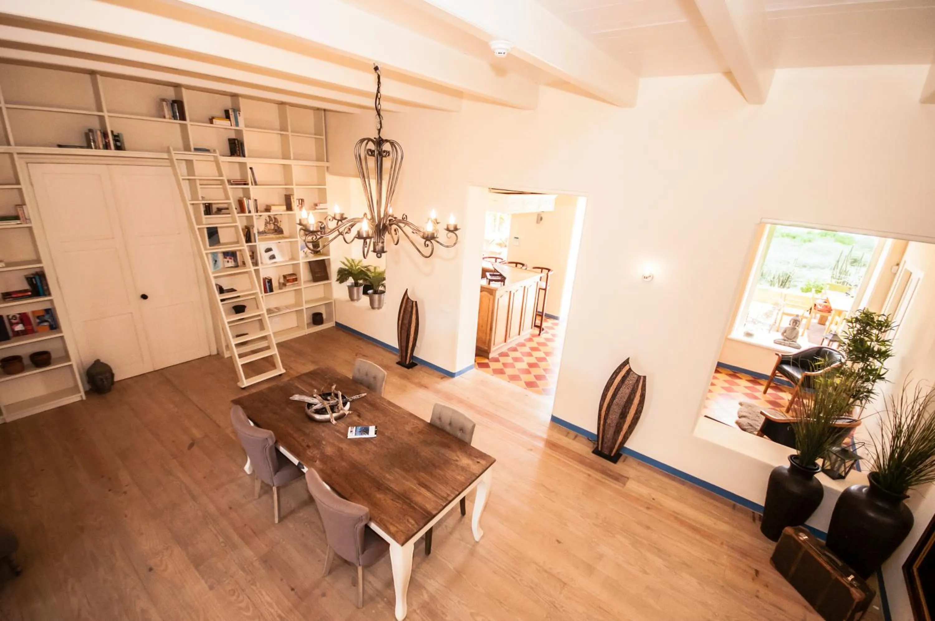 Living room in Landhuis Klein Santa Martha Boutique Hotel Restaurant.