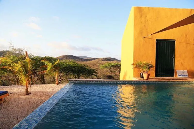 Garden in Landhuis Klein Santa Martha Boutique Hotel Restaurant.