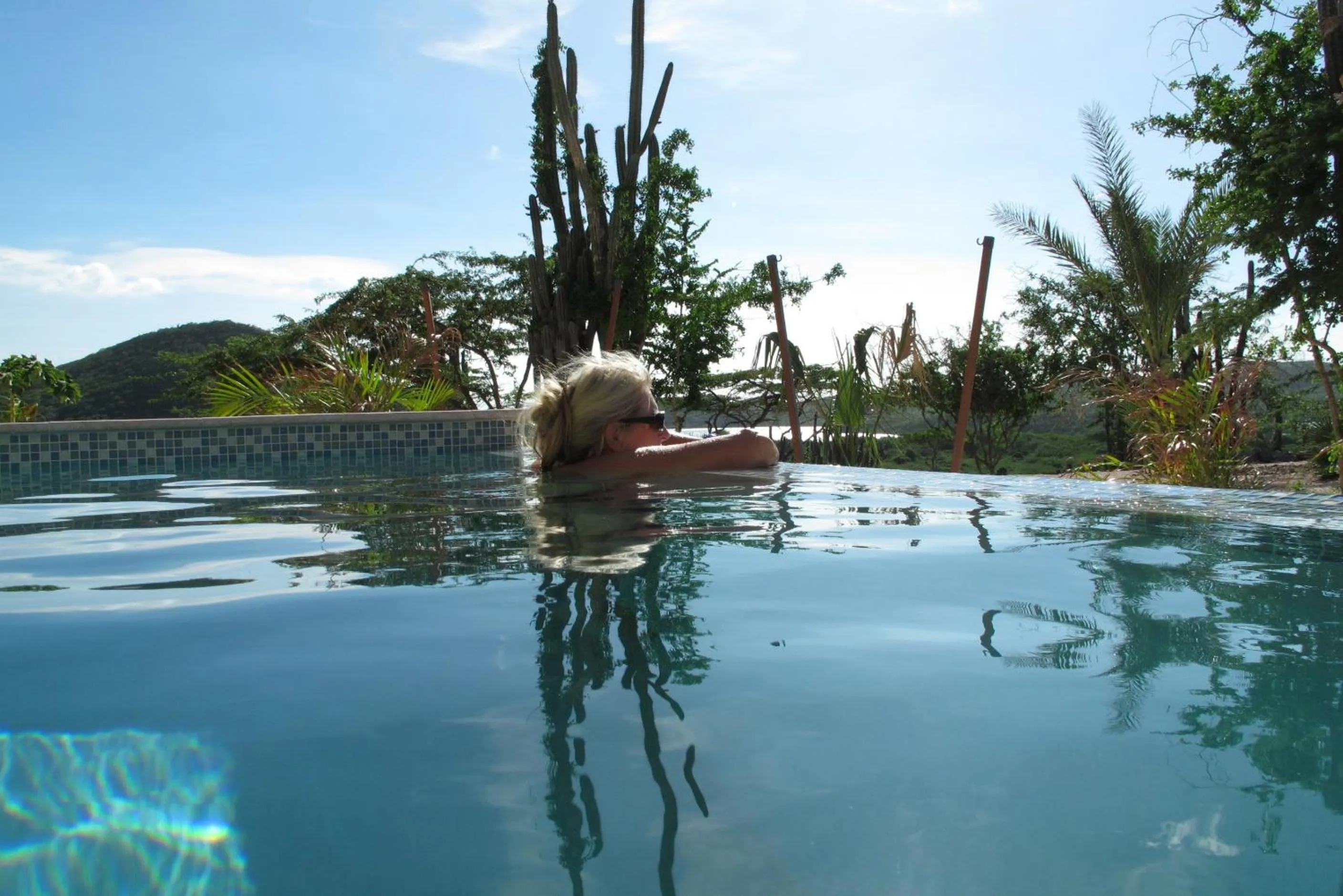 Swimming pool in Landhuis Klein Santa Martha Boutique Hotel Restaurant.