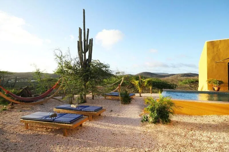 Garden in Landhuis Klein Santa Martha Boutique Hotel Restaurant.