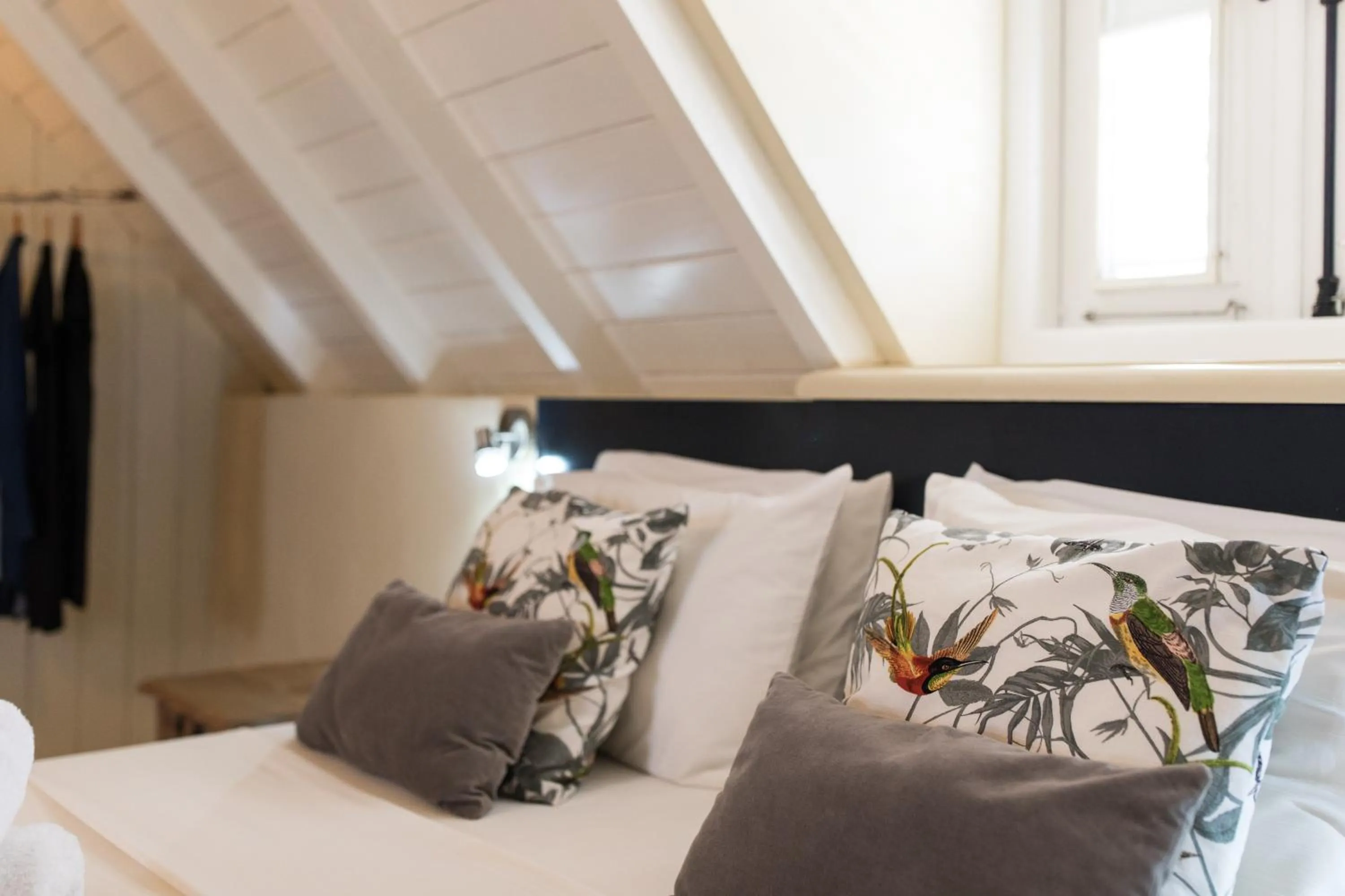 Decorative detail, Bed in Landhuis Klein Santa Martha Boutique Hotel Restaurant.